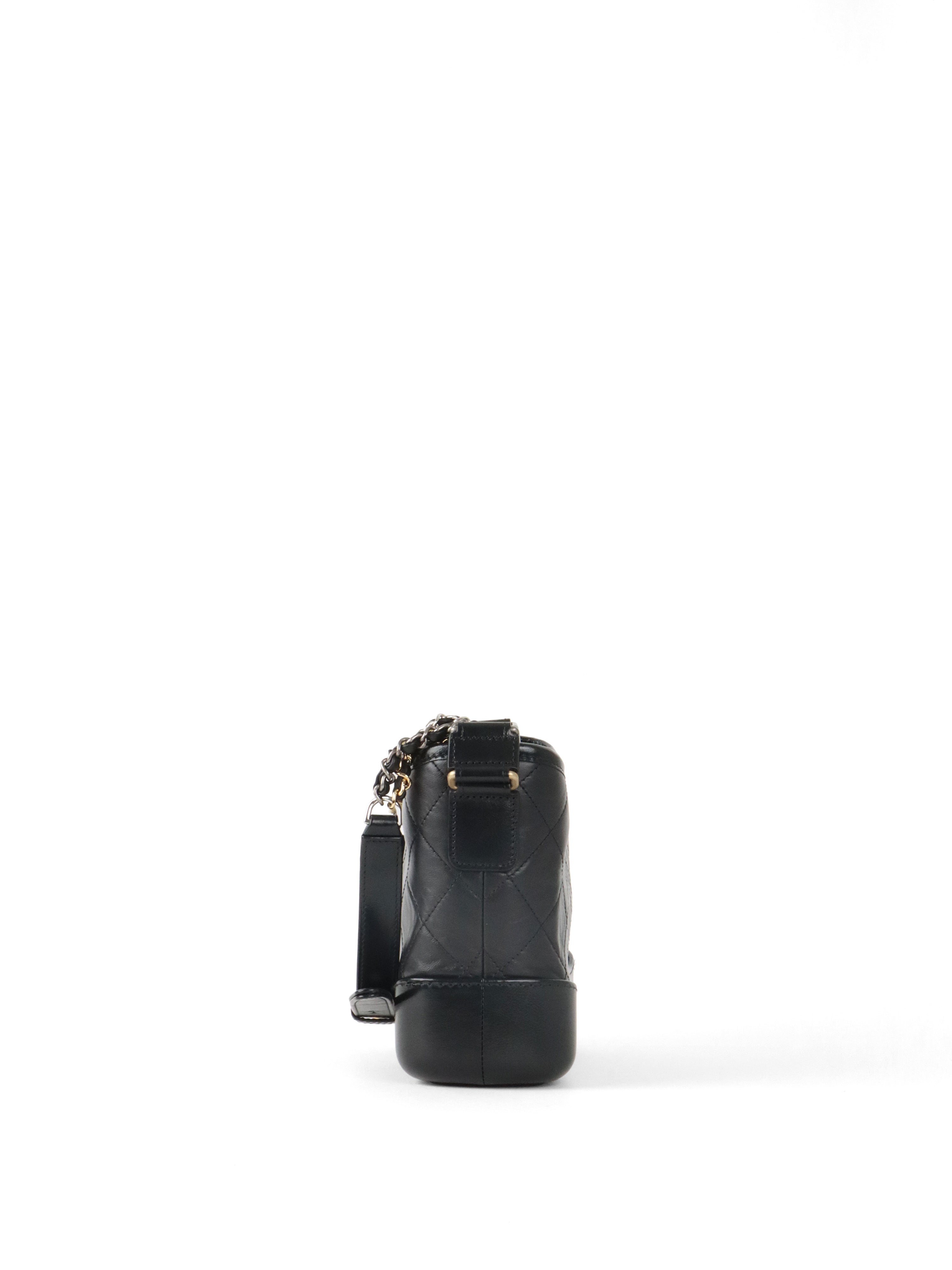 Chanel Small Black Gabrielle Bag.