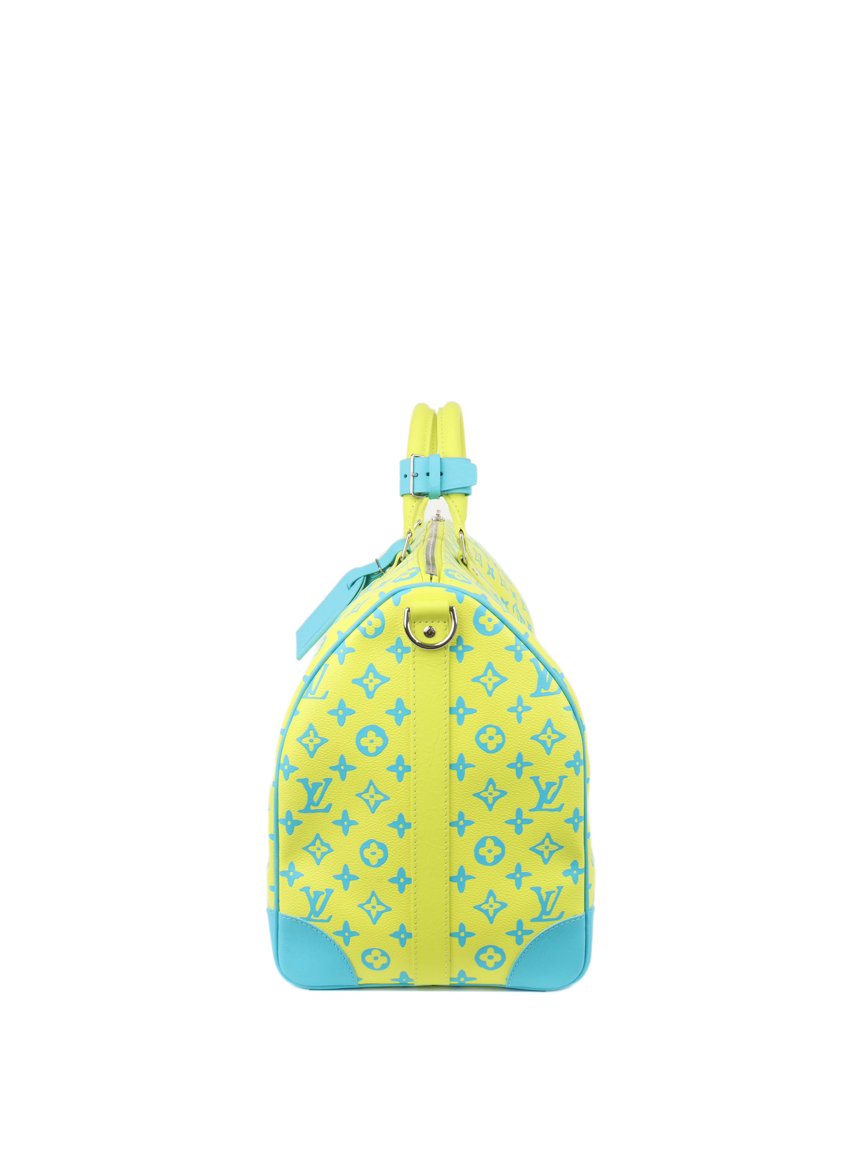 Louis Vuitton Limited Edition Monogram Neon Color Keepall 50.