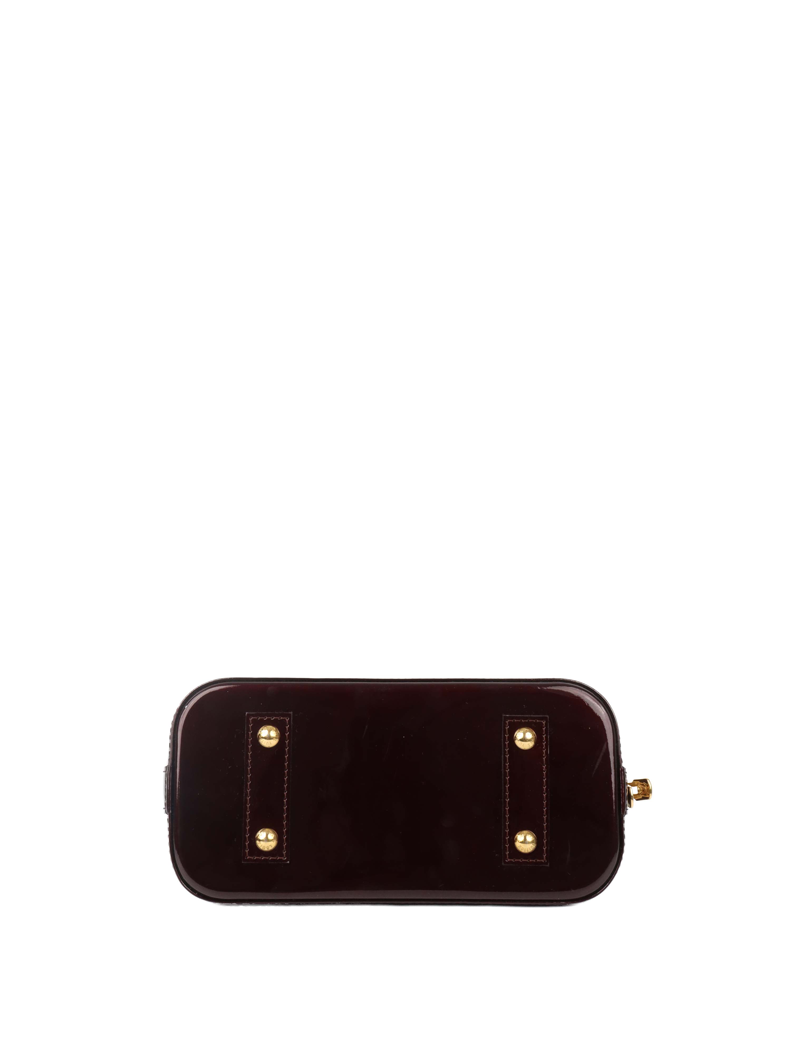 Louis Vuitton Vernis Alma BB Monogram Patent Leather.