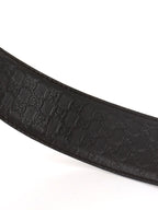 Gucci Dark Brown Microguccissima Leather Belt 90cm