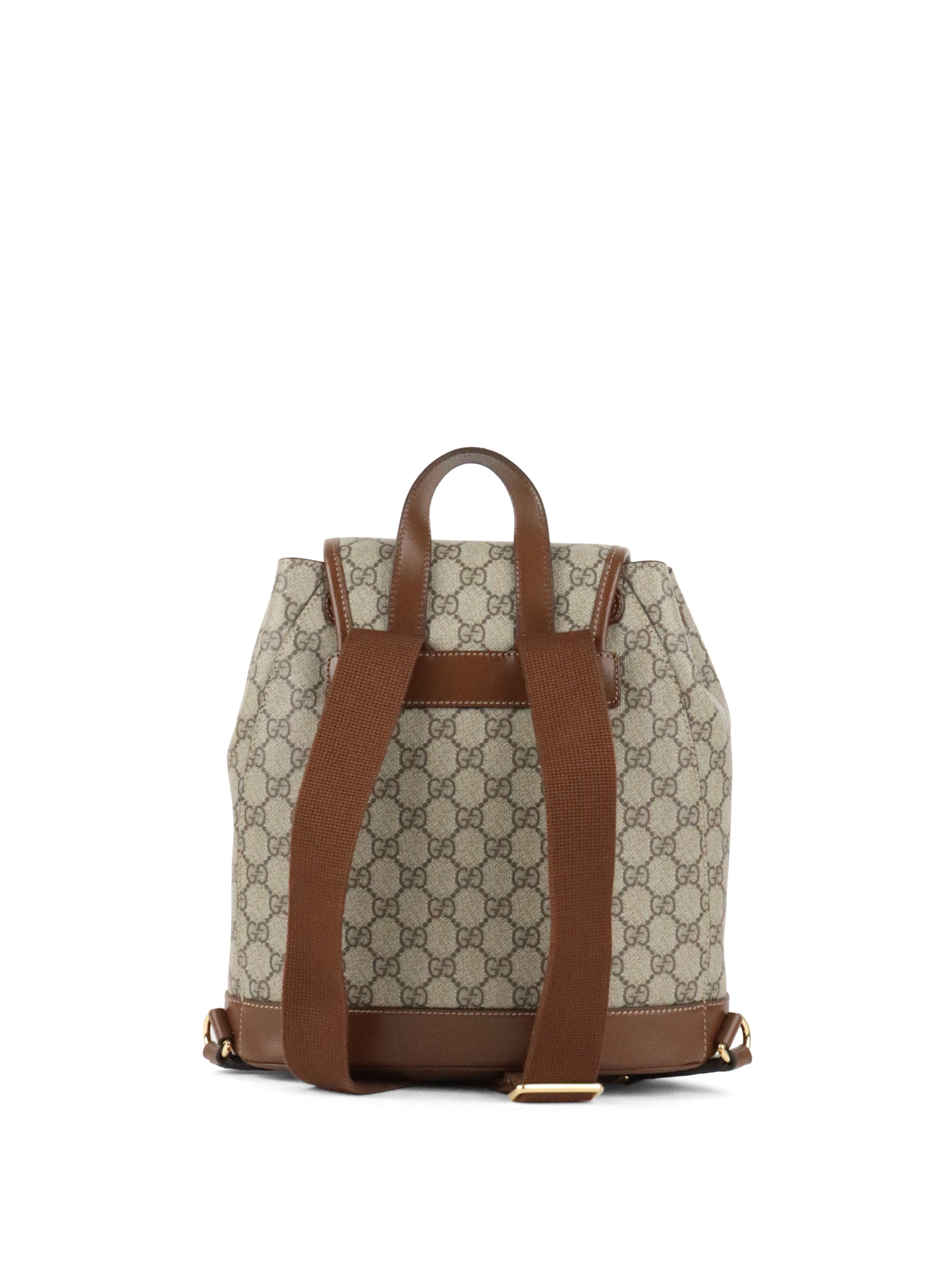 Gucci GG Supreme Azalea Retro Interlocking Backpack