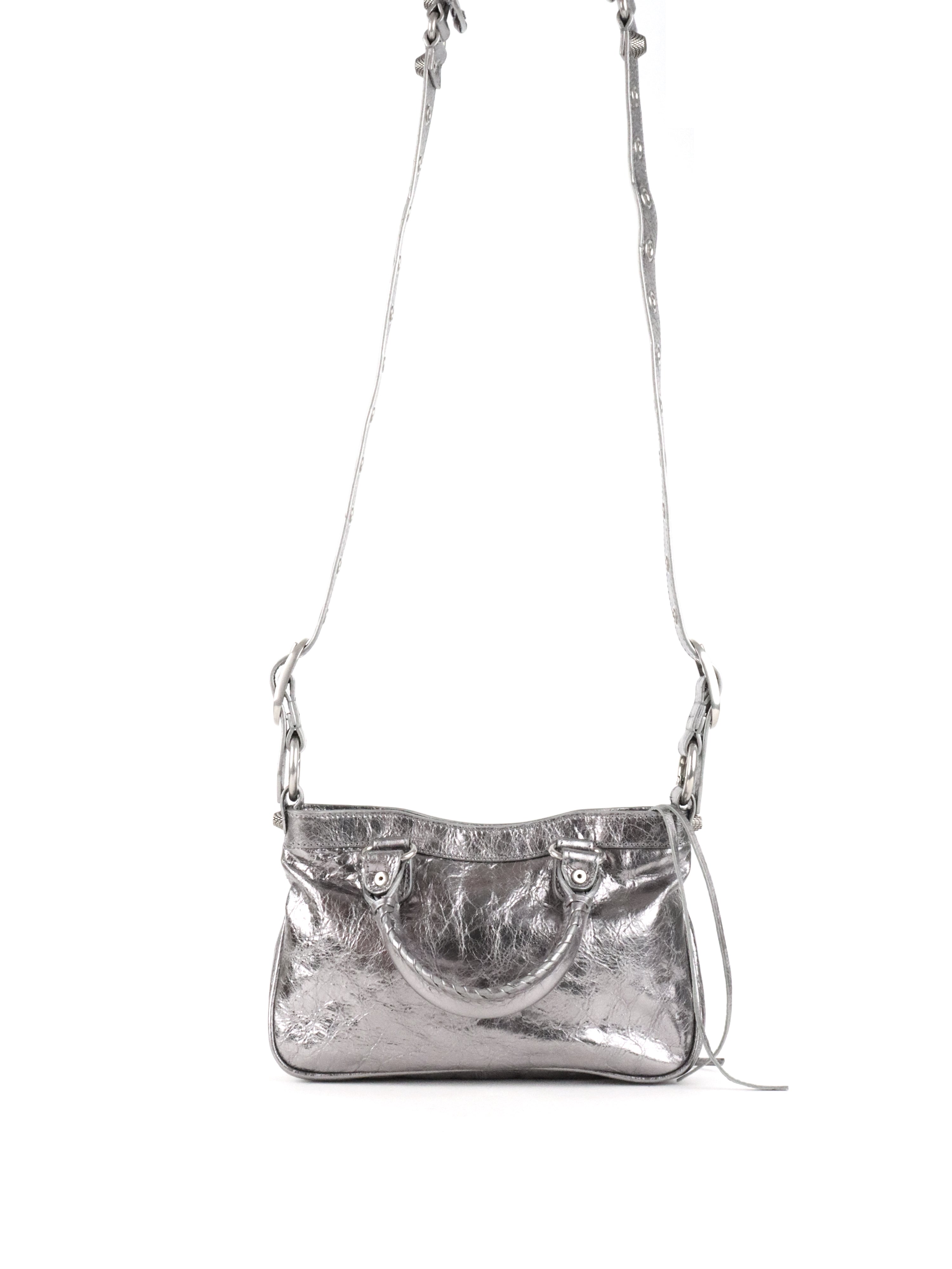Balenciaga Mini Steel Grey Le City Bag