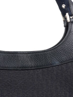 Dior Black Vintage Canvas Pocket Bag.