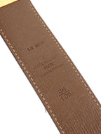 Louis Vuitton Damier Ebene Inventeur Belt.