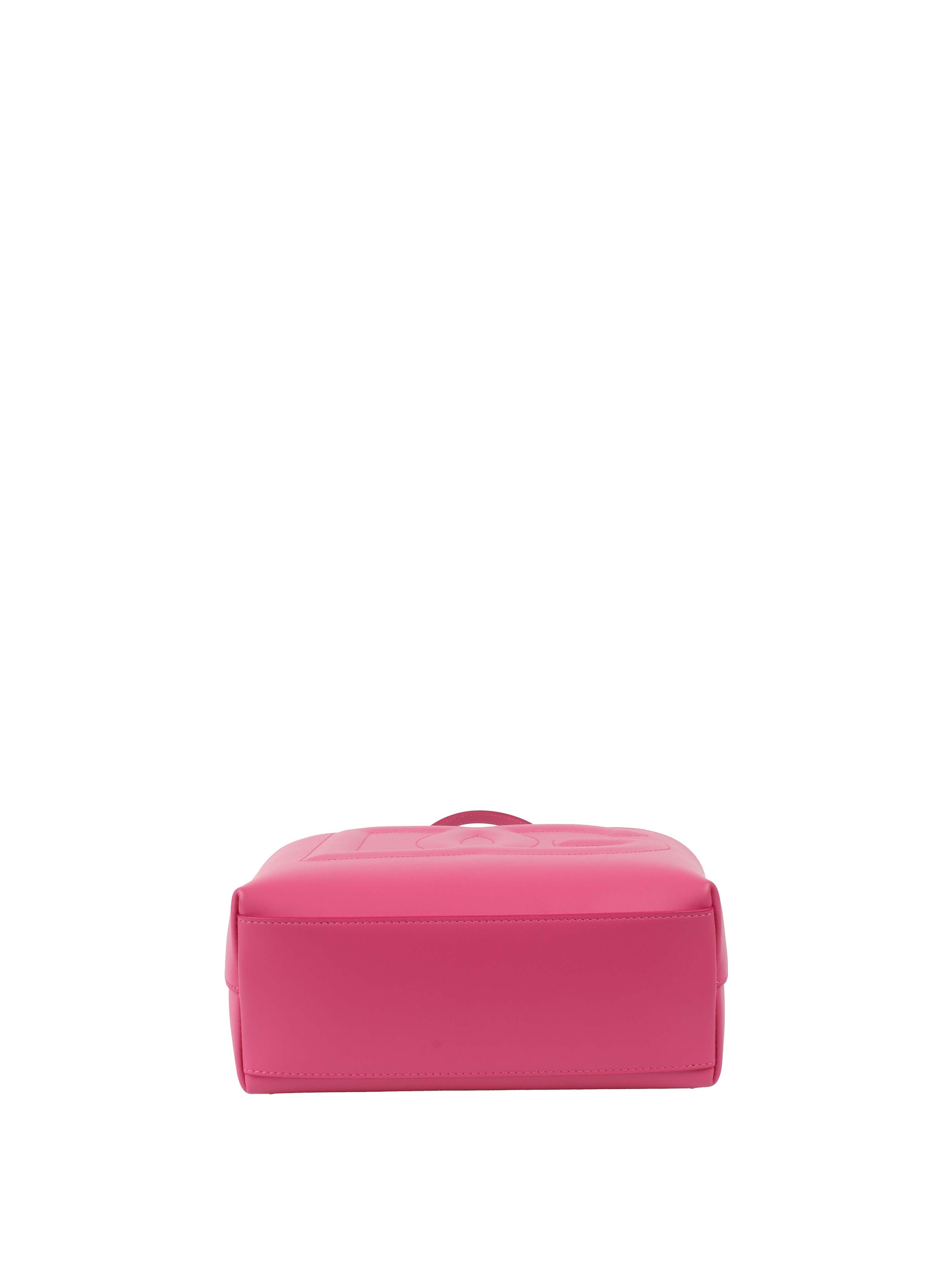 Dolce & Gabbana Pink Lilac Small Shopper Logo Bag.