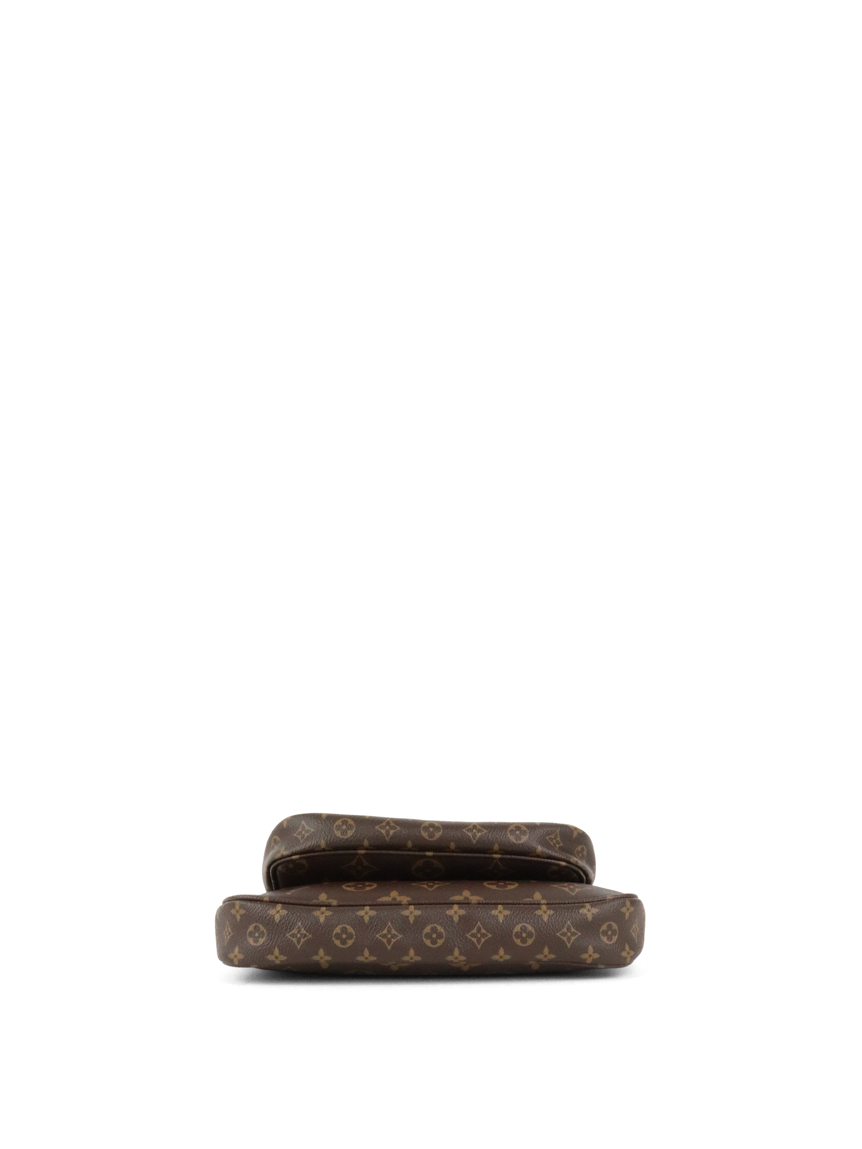 Louis Vuitton Khaki Multi Pochette Monogram Accessoires