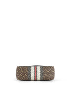 Burberry Monogram Stripe E-Canvas Note Crossbody Bag