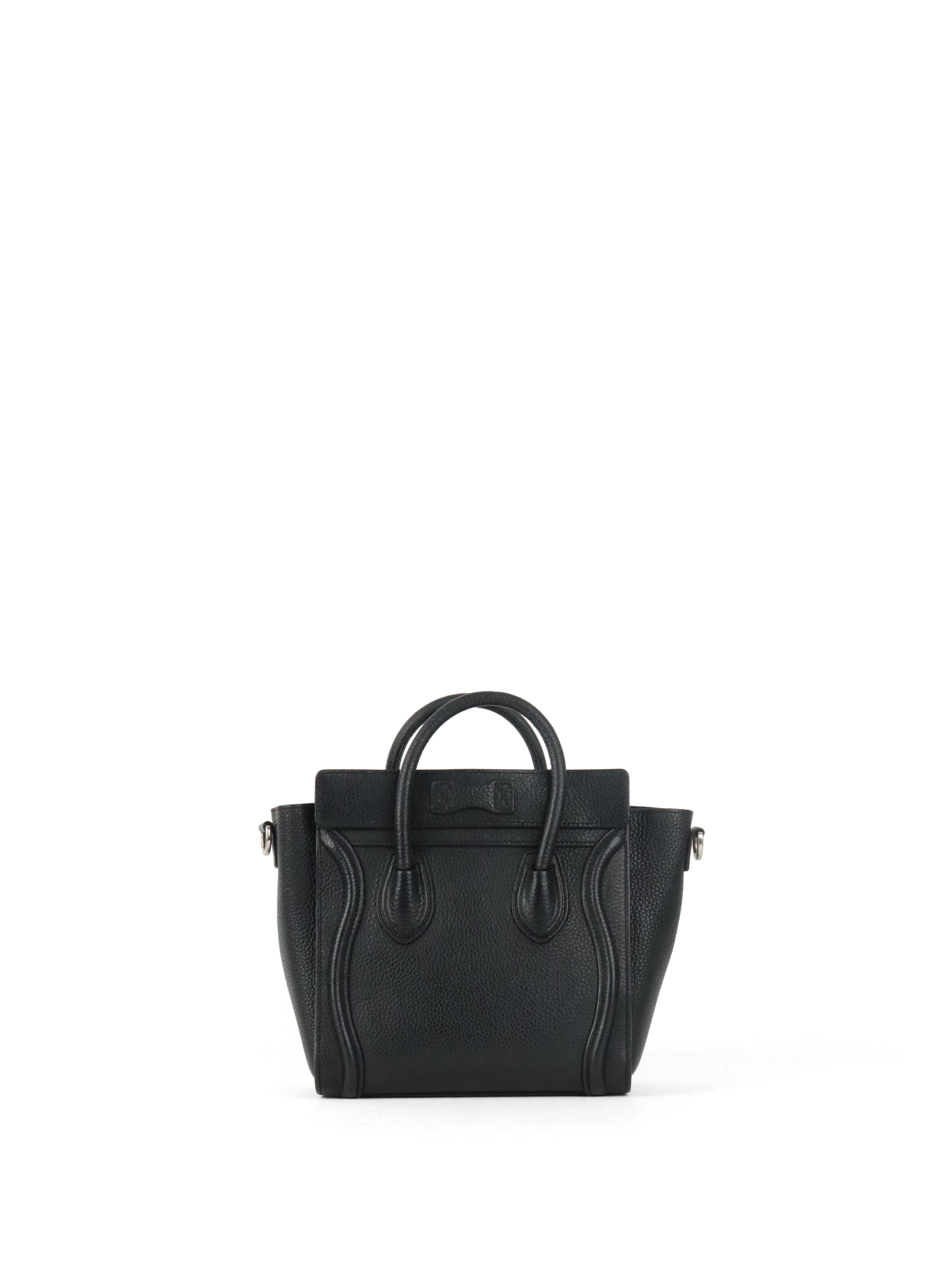 Celine Black Micro Luggage Bag