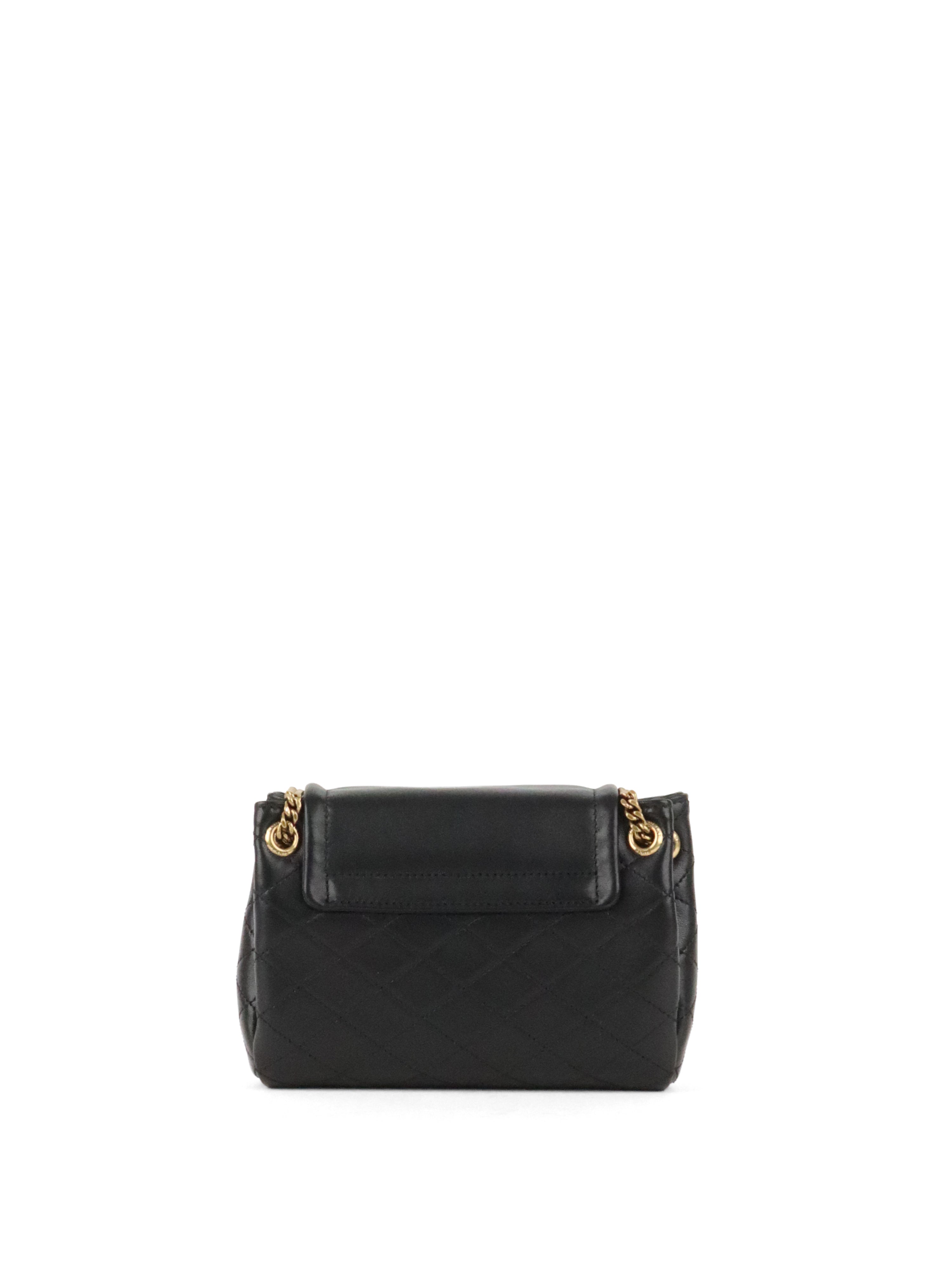 Saint Laurent Black Mini Nolita Shoulder Bag