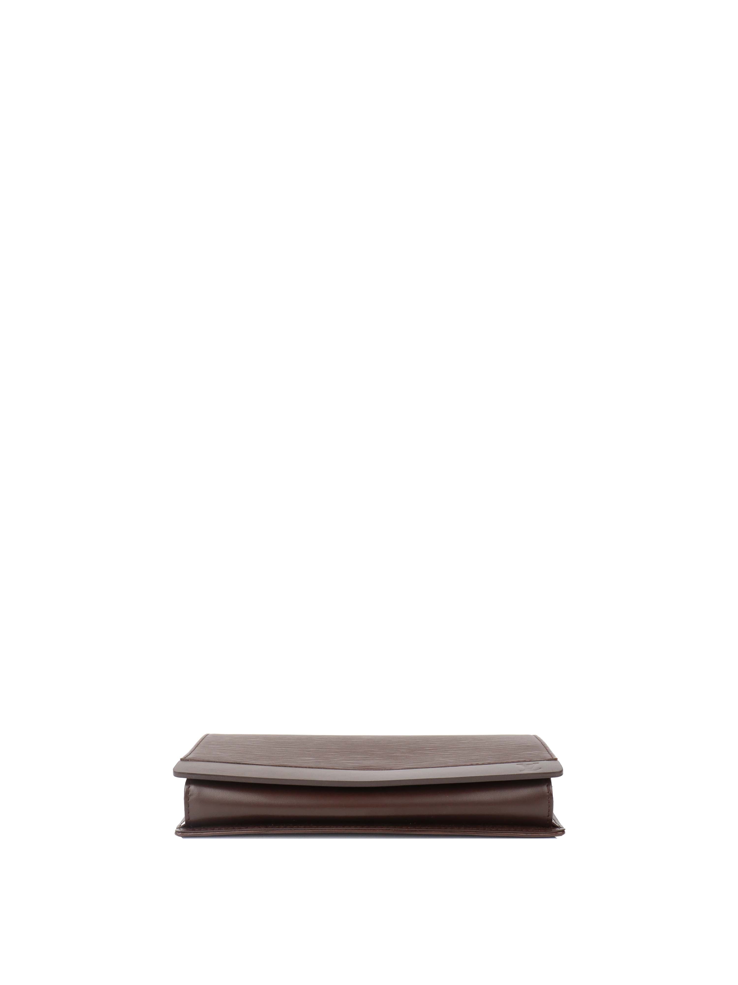 Louis Vuitton Brown Epi Leather Honfleur Clutch