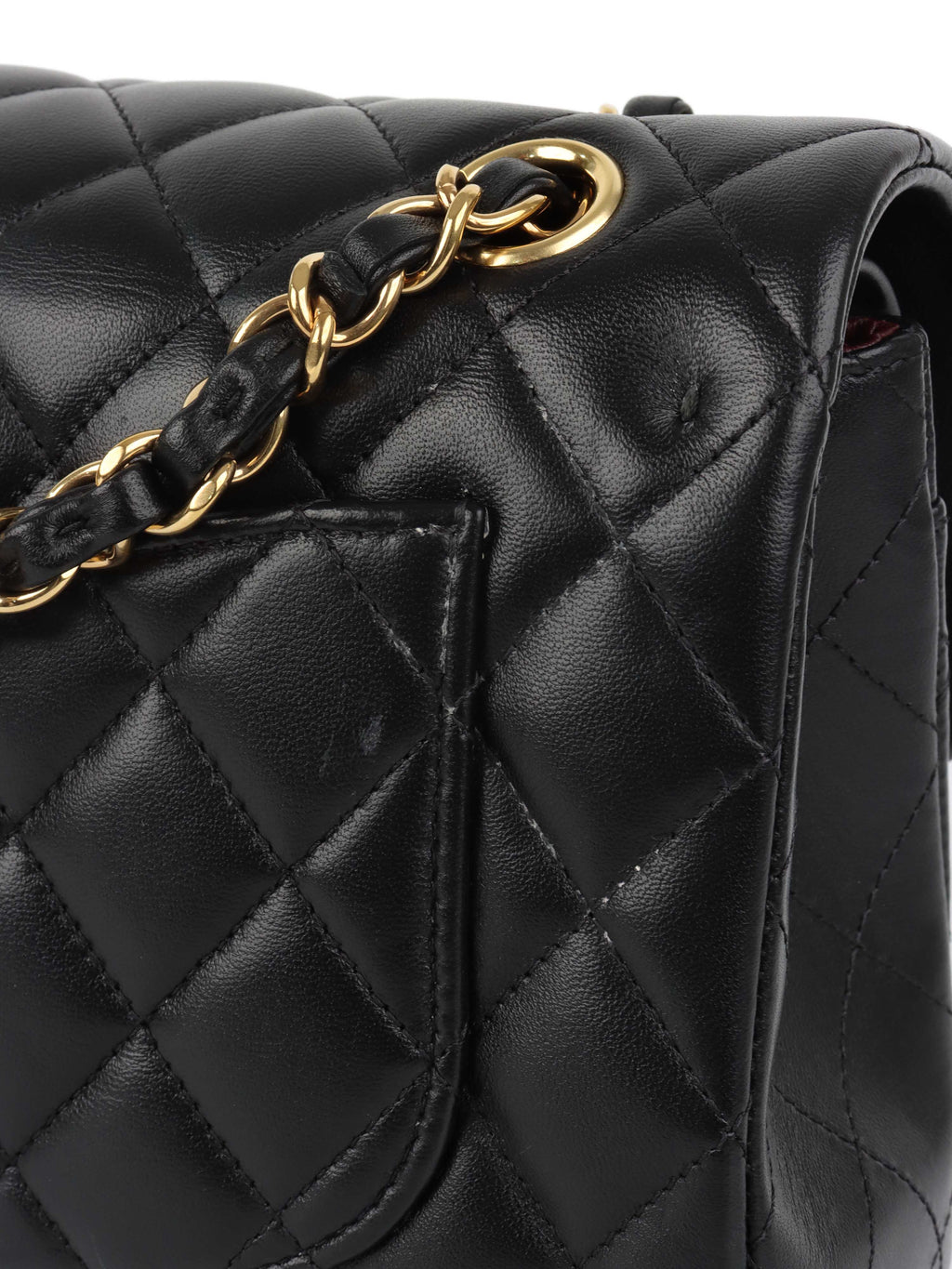 Chanel Small Black Lambskin Classic Flap.