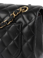 Chanel Small Black Lambskin Classic Flap.