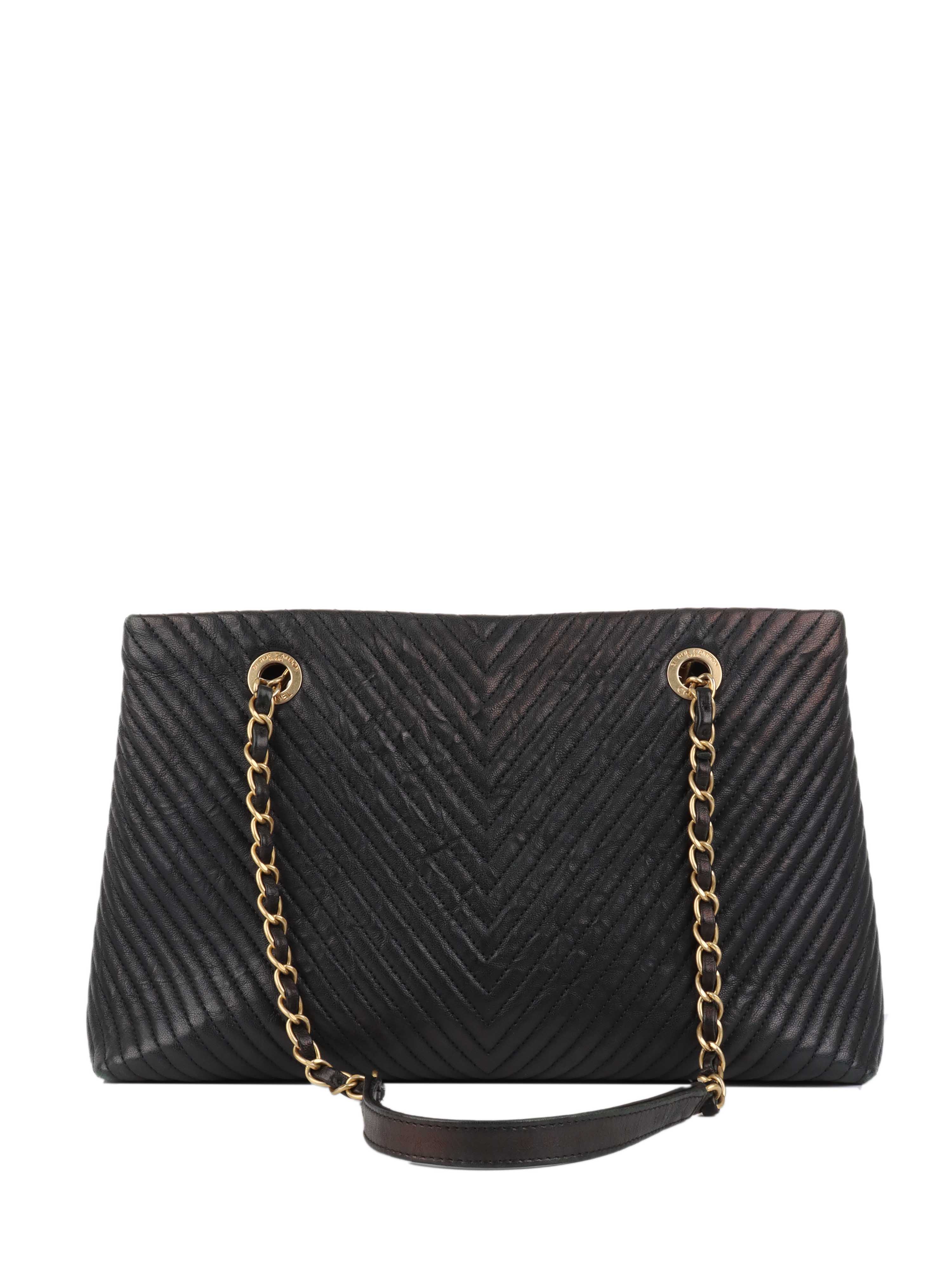 Chanel Black Shoulder Bag.