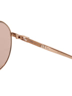Fendi Rose Gold Frame Sunglasses.