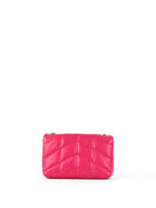 Saint Laurent Bright Pink Toy Puffer Bag
