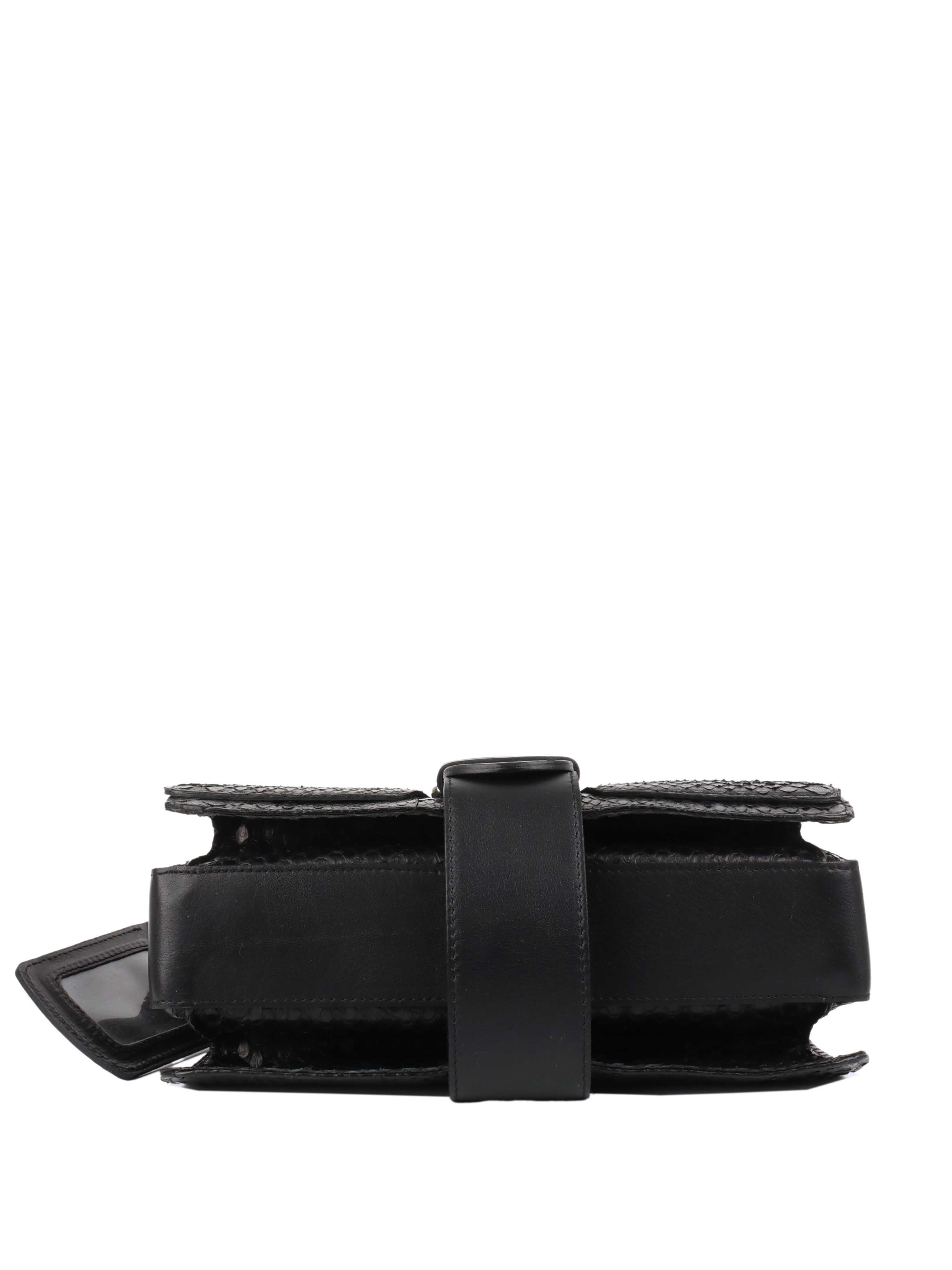 Chloe Black Python Shoulder Bag