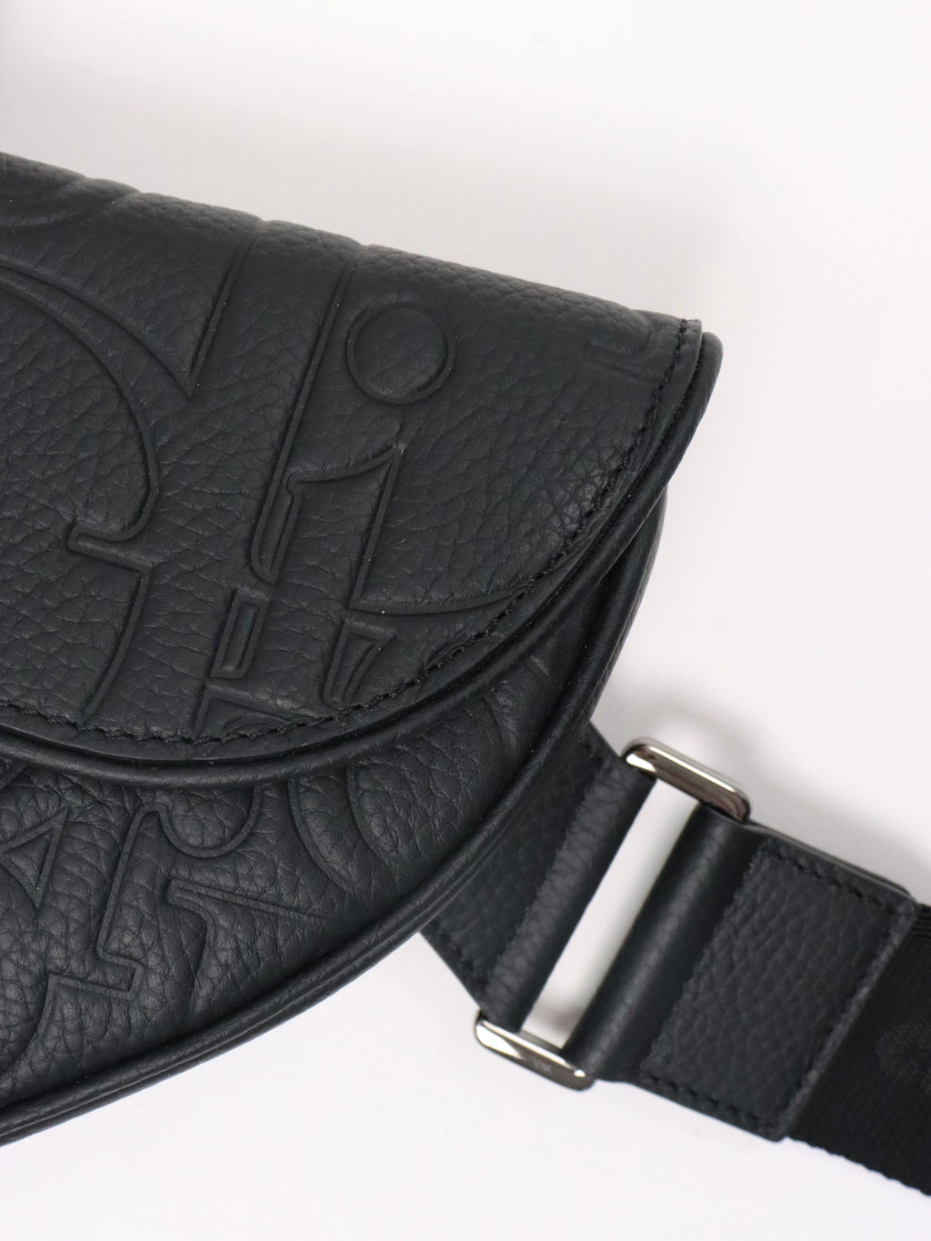 Dior Black Gravity Saddle Bag.