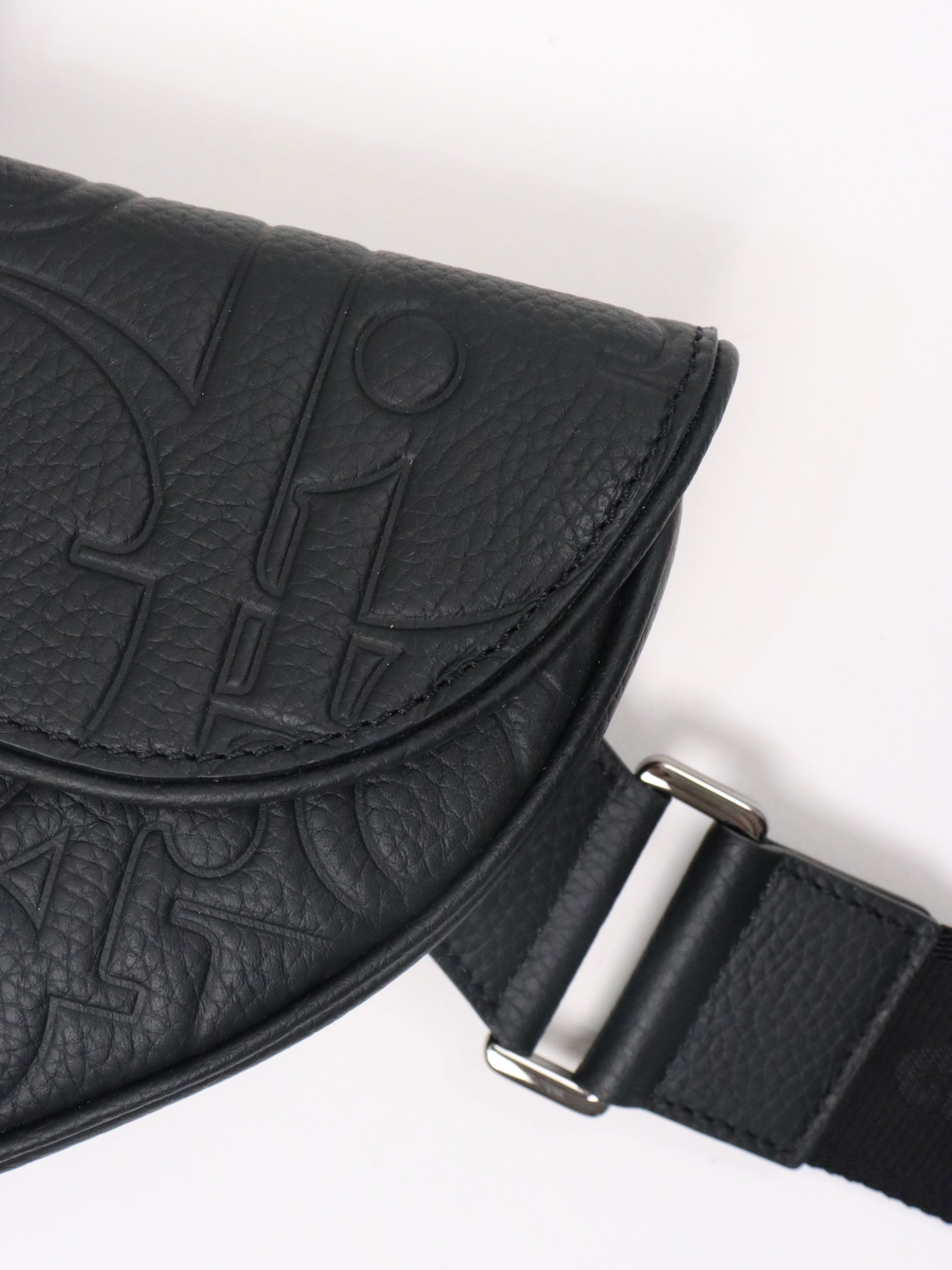 Dior Black Gravity Saddle Bag.