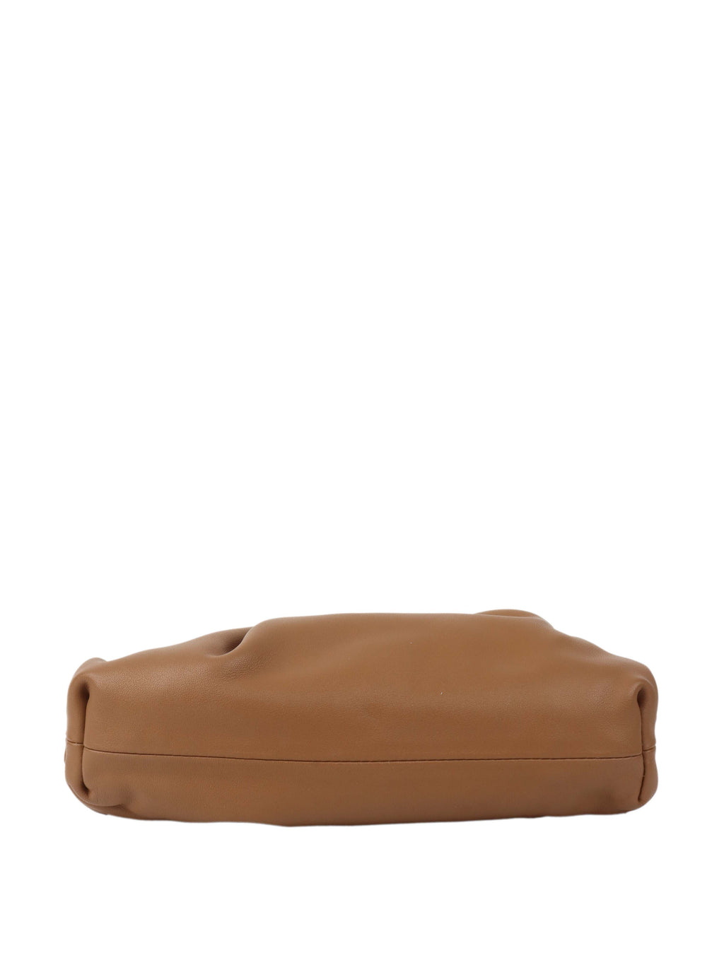 Bottega Veneta Mini Pouch in Tan.
