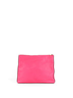 Gucci Vintage Bright Pink Logo Printed Pouch