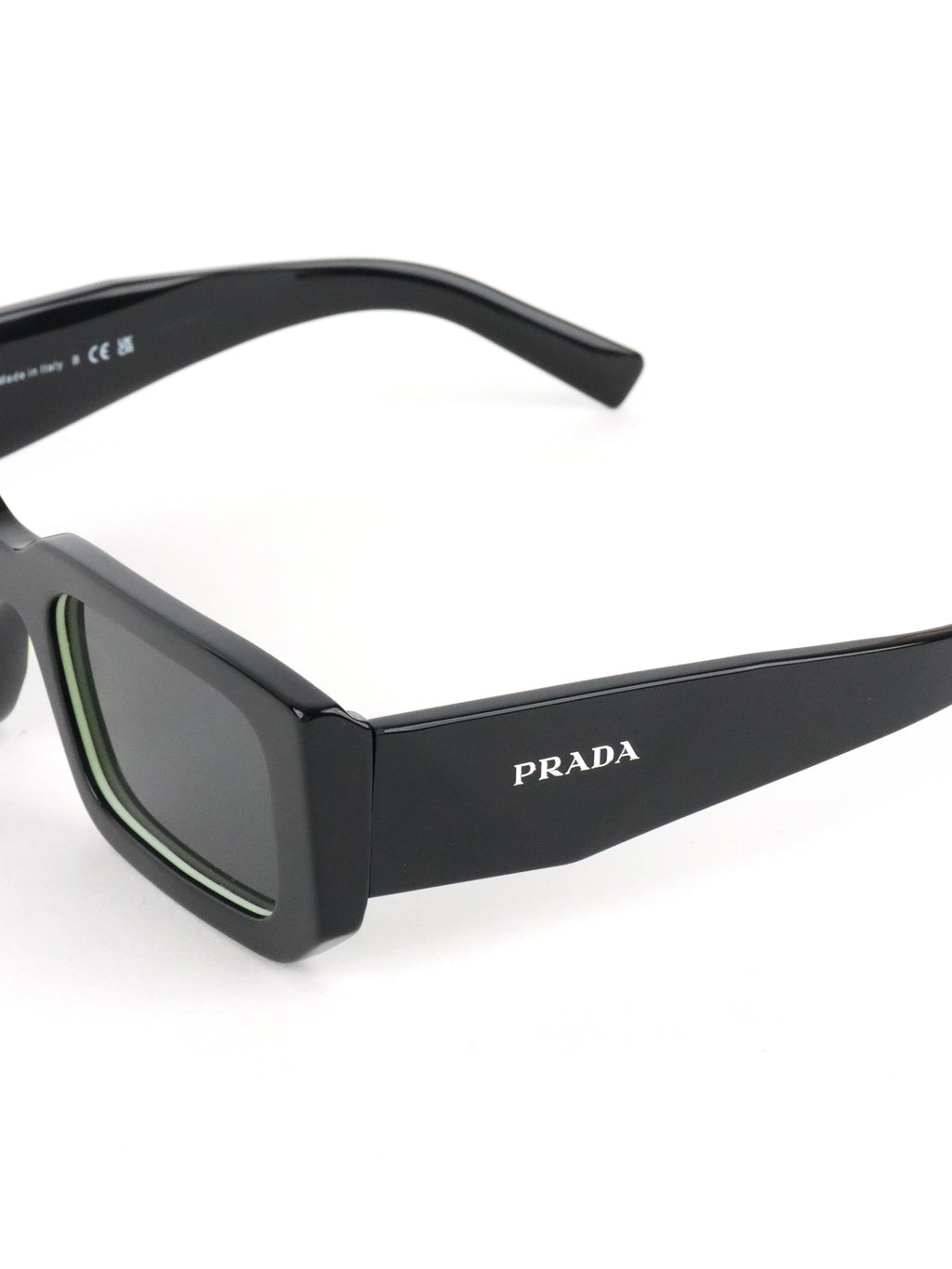 Prada Black PR 06YS Rectangle Frame Sunglasses