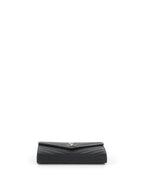 Saint Laurent Black Cassandre Envelope Chain Wallet