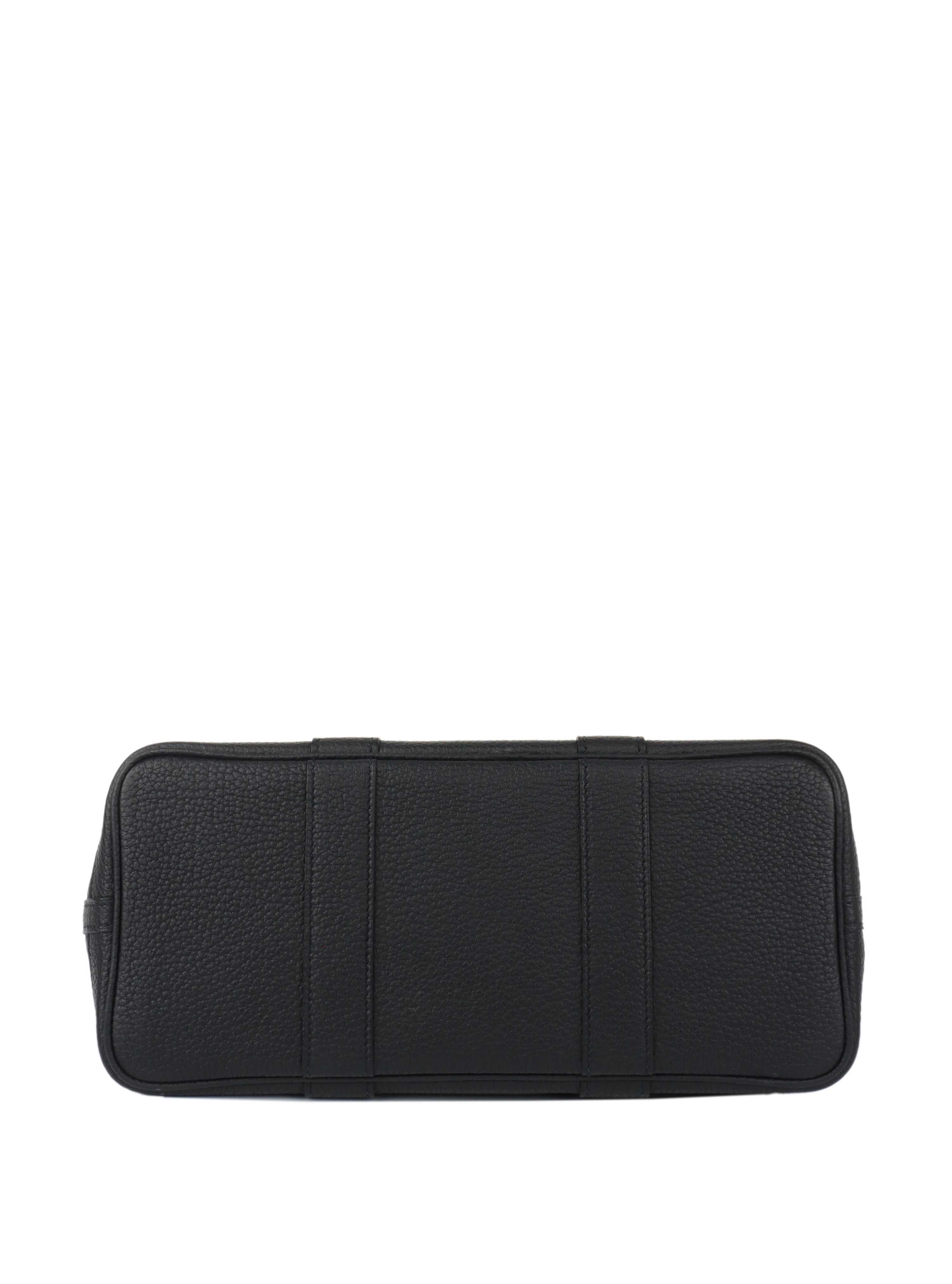 Hermes Black Garden Party 30 Bag.