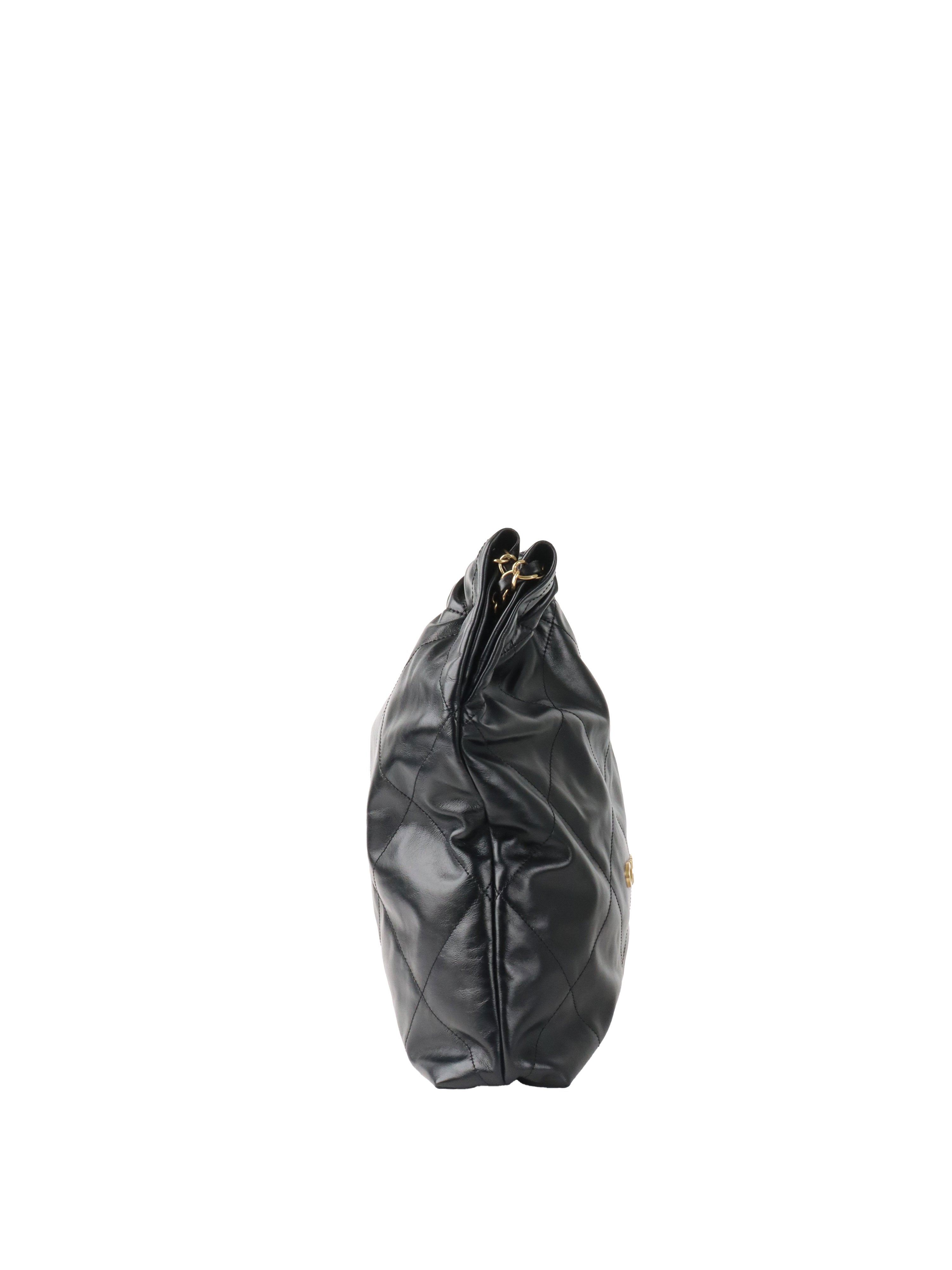 Chanel 22 Medium Black Bag.