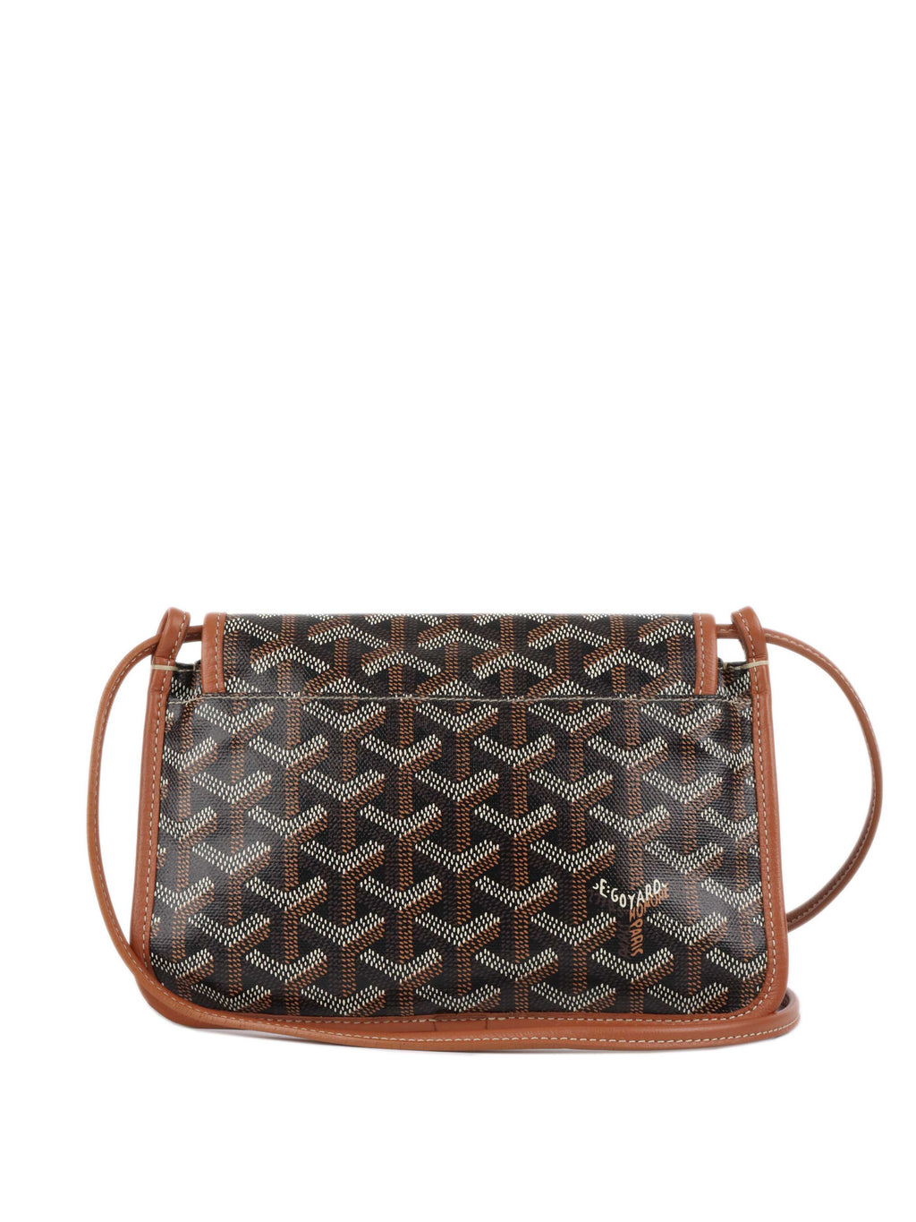 Goyard Black & Tan Plumet Pocket Wallet.