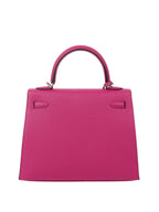 Hermes Kelly 25 Sellier Magnolia PHW.