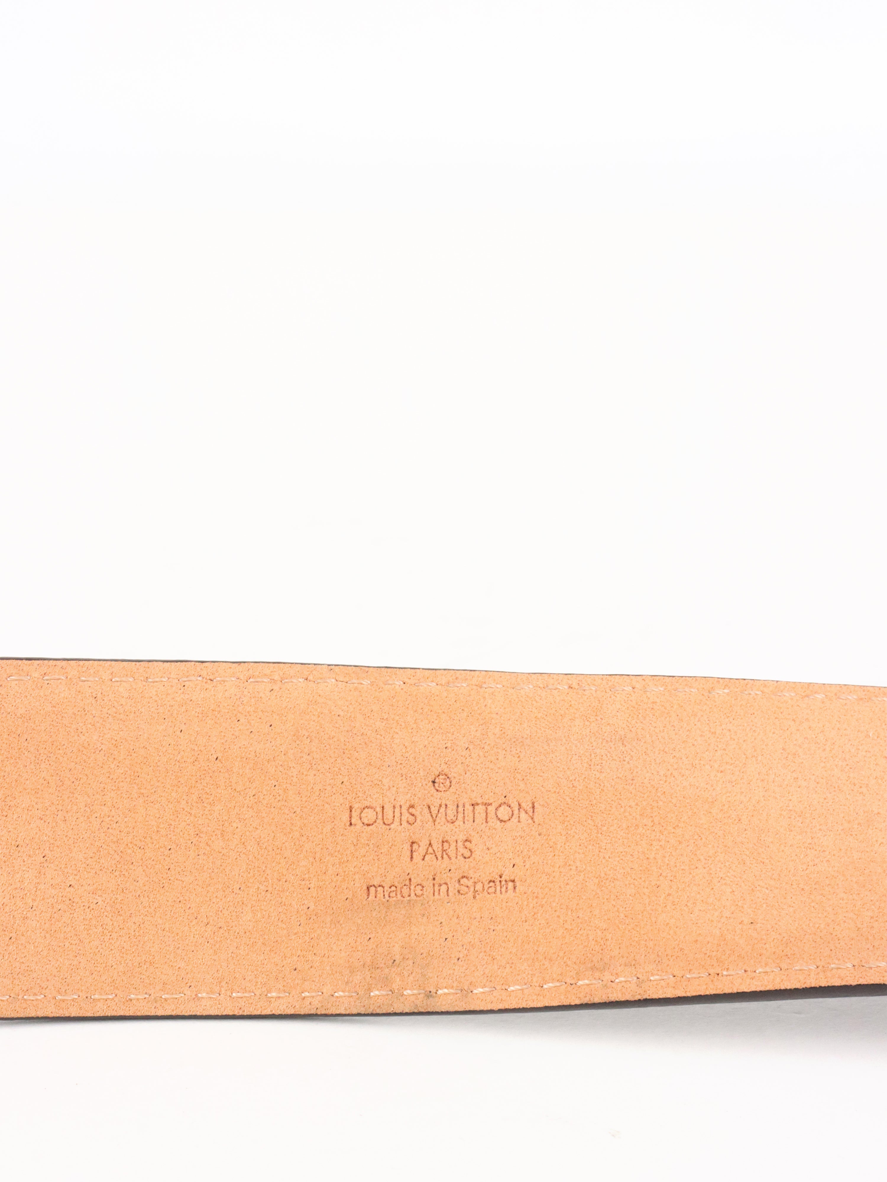 Louis Vuitton LV Initiales 40mm Belt size 100