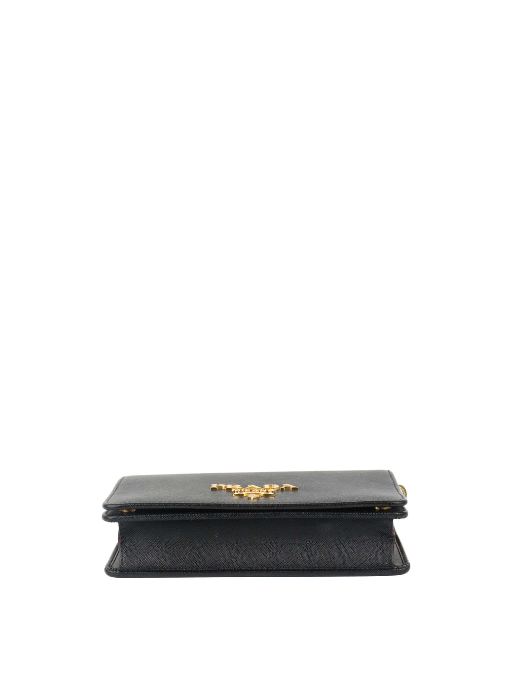 Prada Black Mini Saffiano Leather Bag.