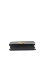 Prada Black Mini Saffiano Leather Bag.
