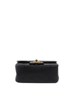 Chanel Black Mini Caviar Square Flap Bag.