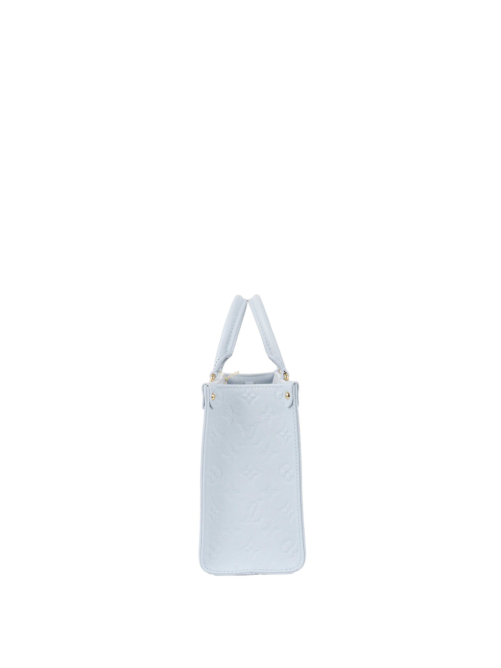 Louis Vuitton x Takashi Murakami OnTheGo PM Washed Blue Monogram Empreinte Leather.