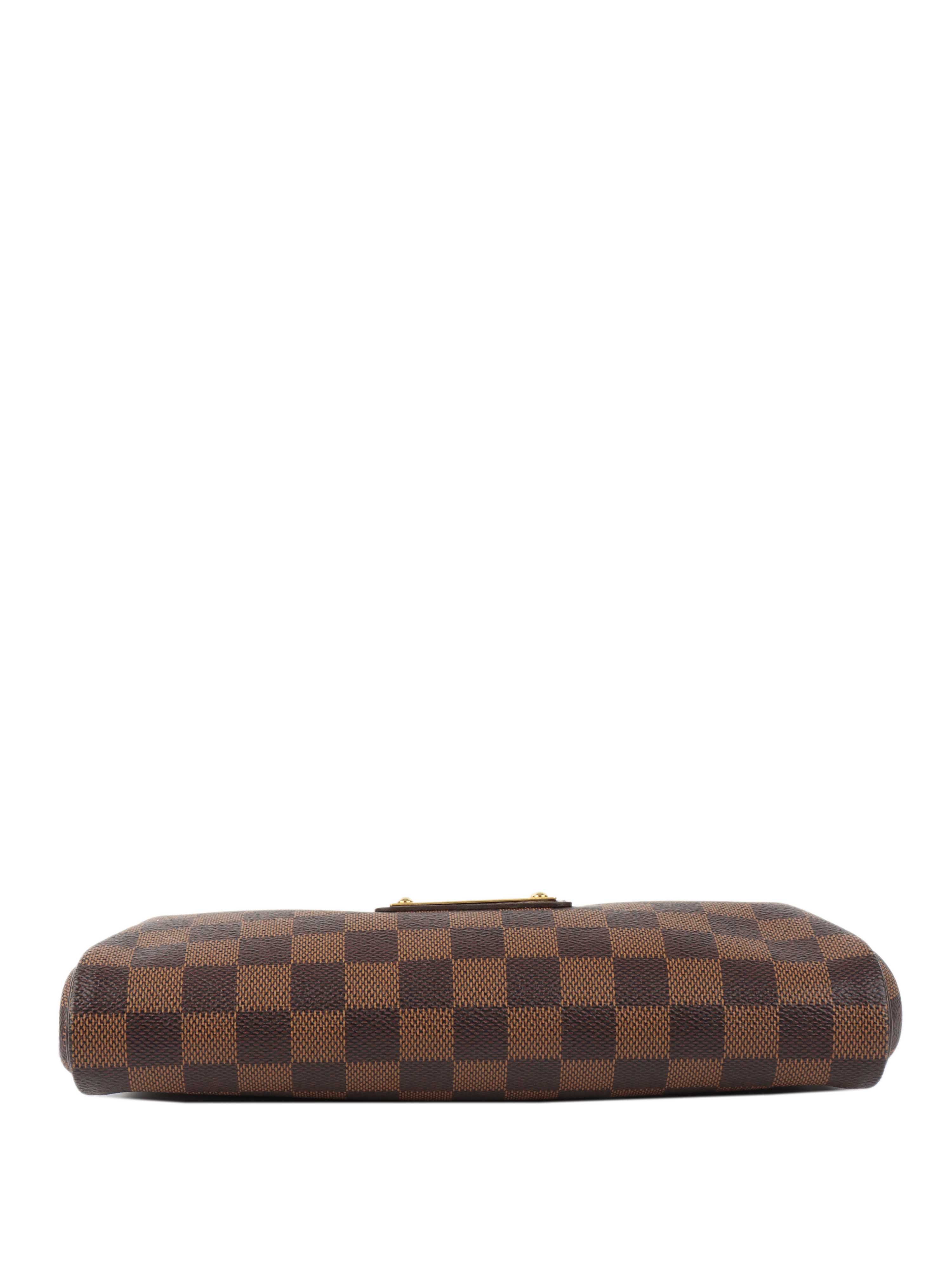 Louis Vuitton Damier Ebene Eva Bag.