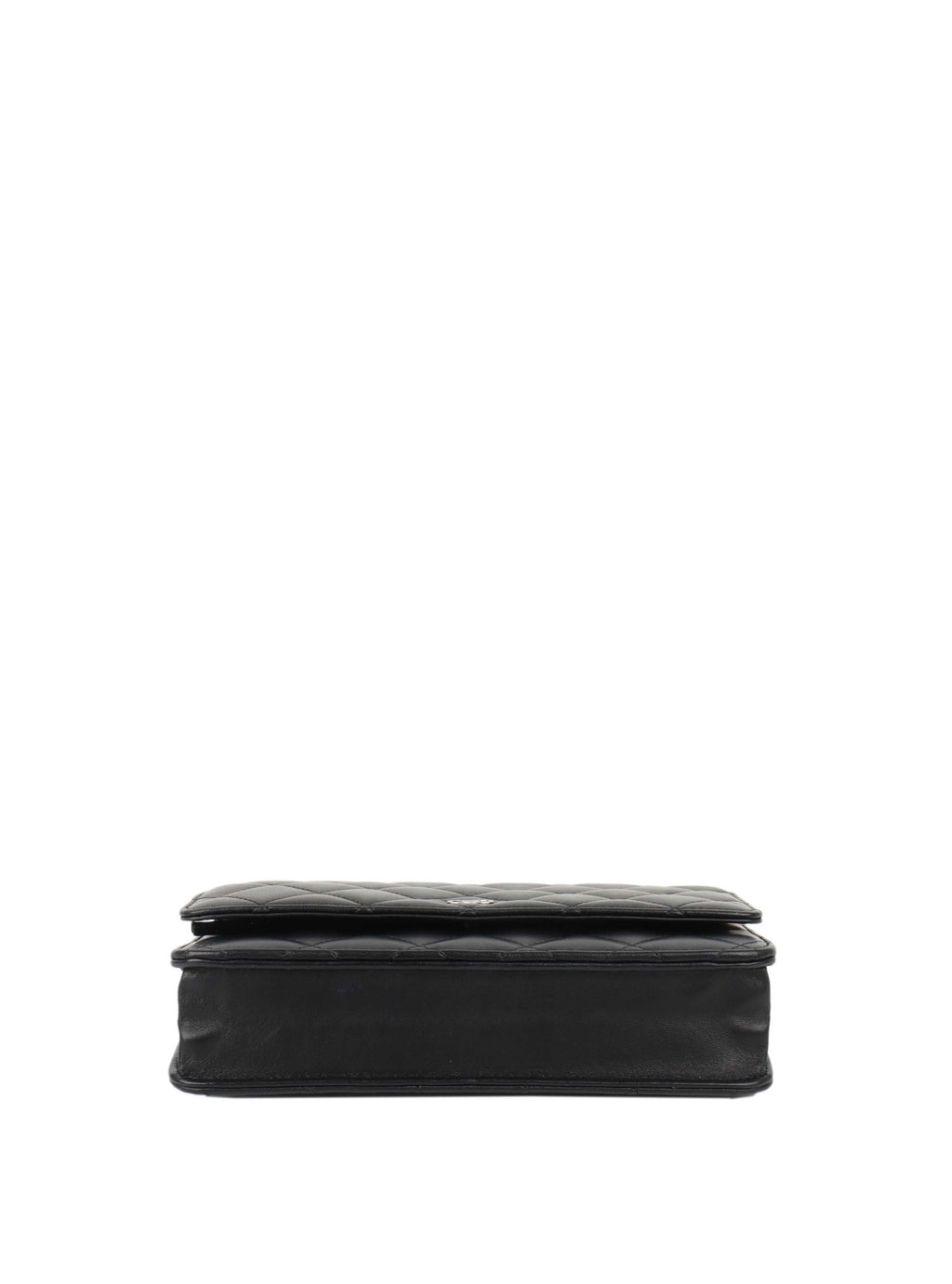 Chanel Black Lambskin Wallet on Chain SHW.