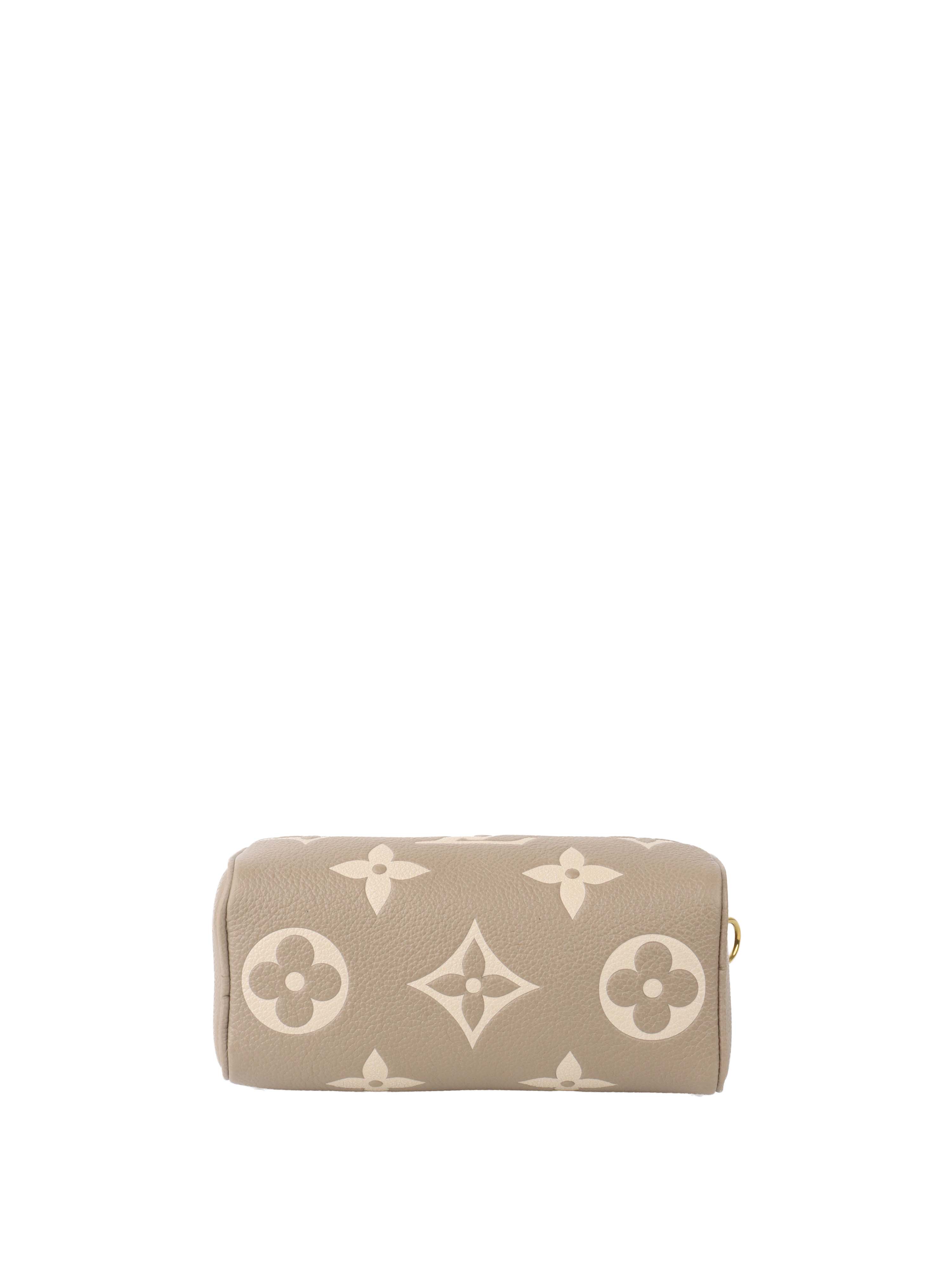 Louis Vuitton Cream Empreinte Nano Speedy Bag