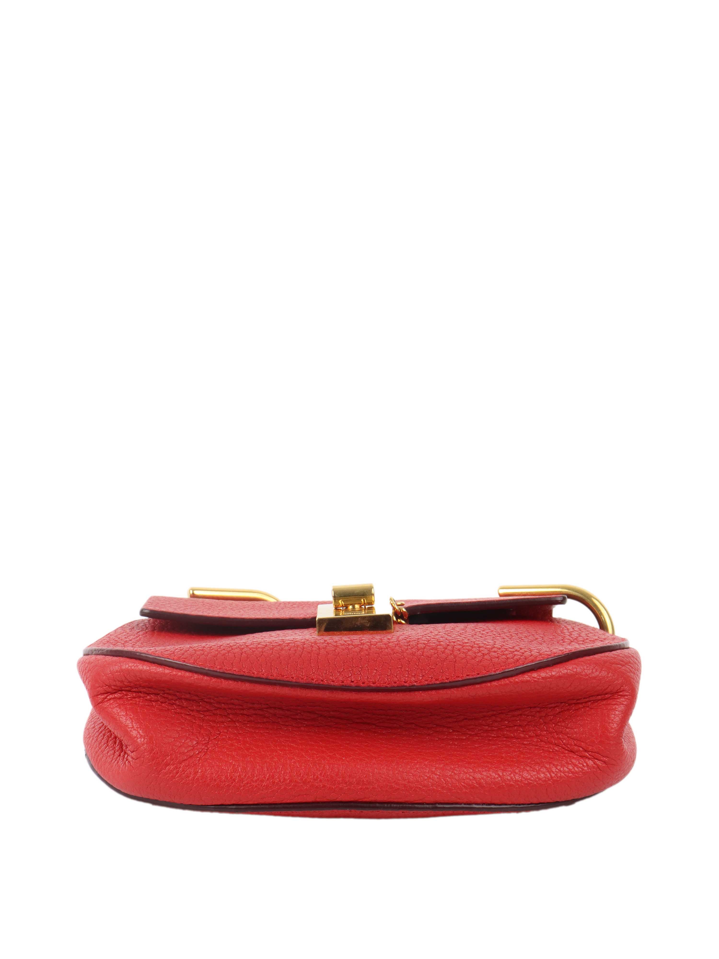 Chloe Red Shoulder Bag.
