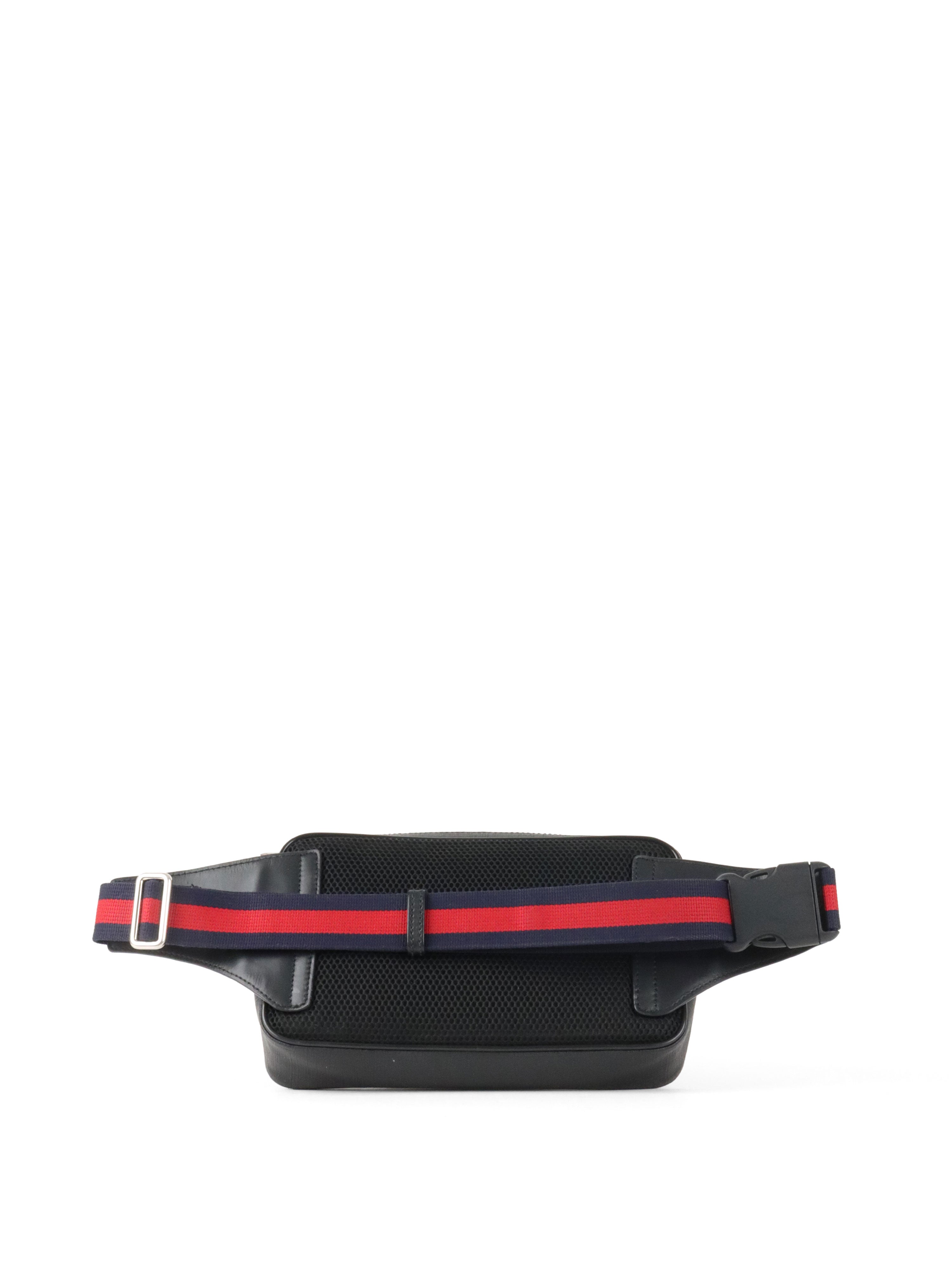 Gucci Black GG Supreme Belt Bag