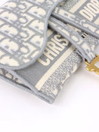 Dior Saddle Grey Belt Pouch.