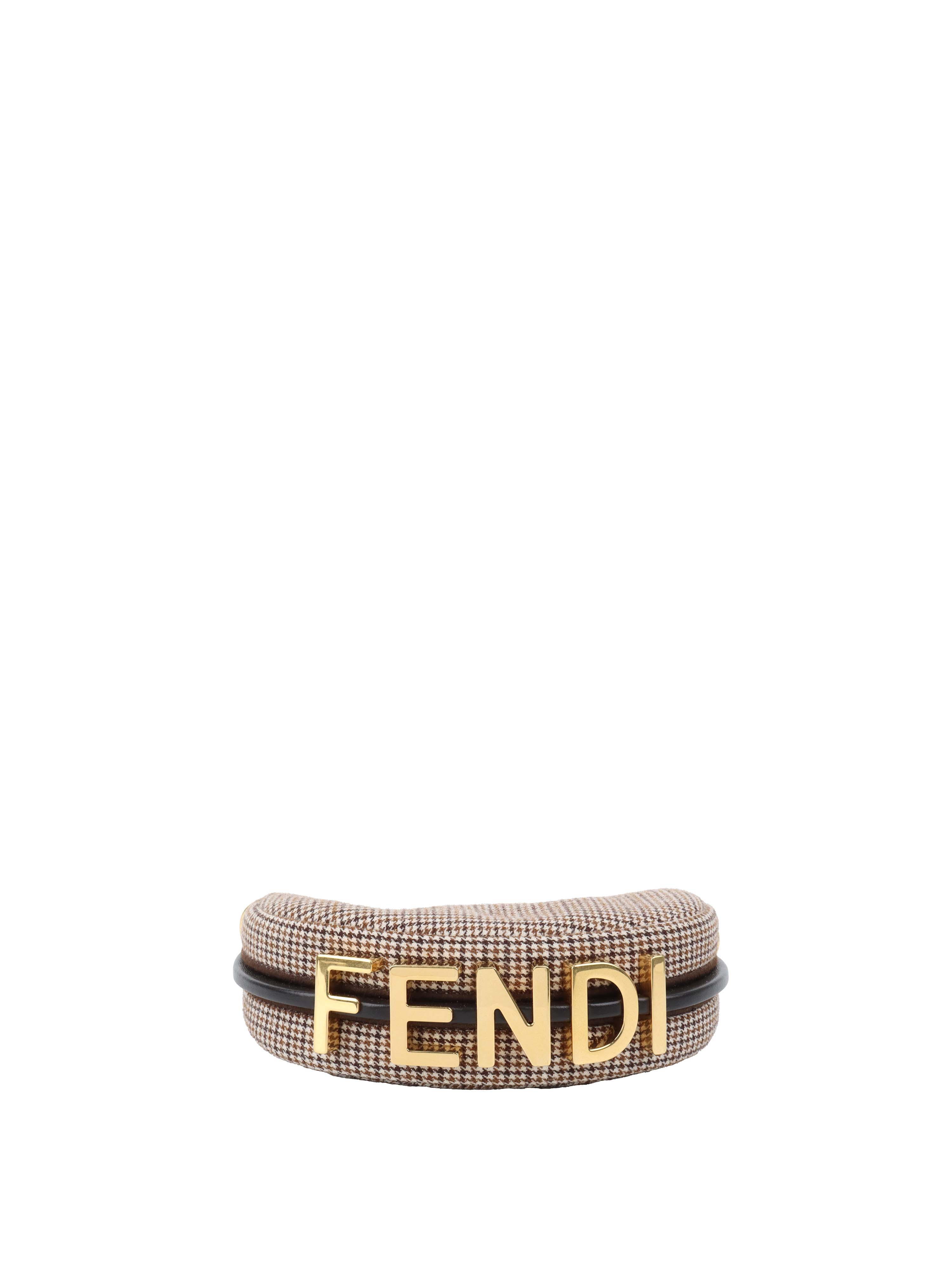 Fendi Wool Nano Fendigraphy Bag Charm.
