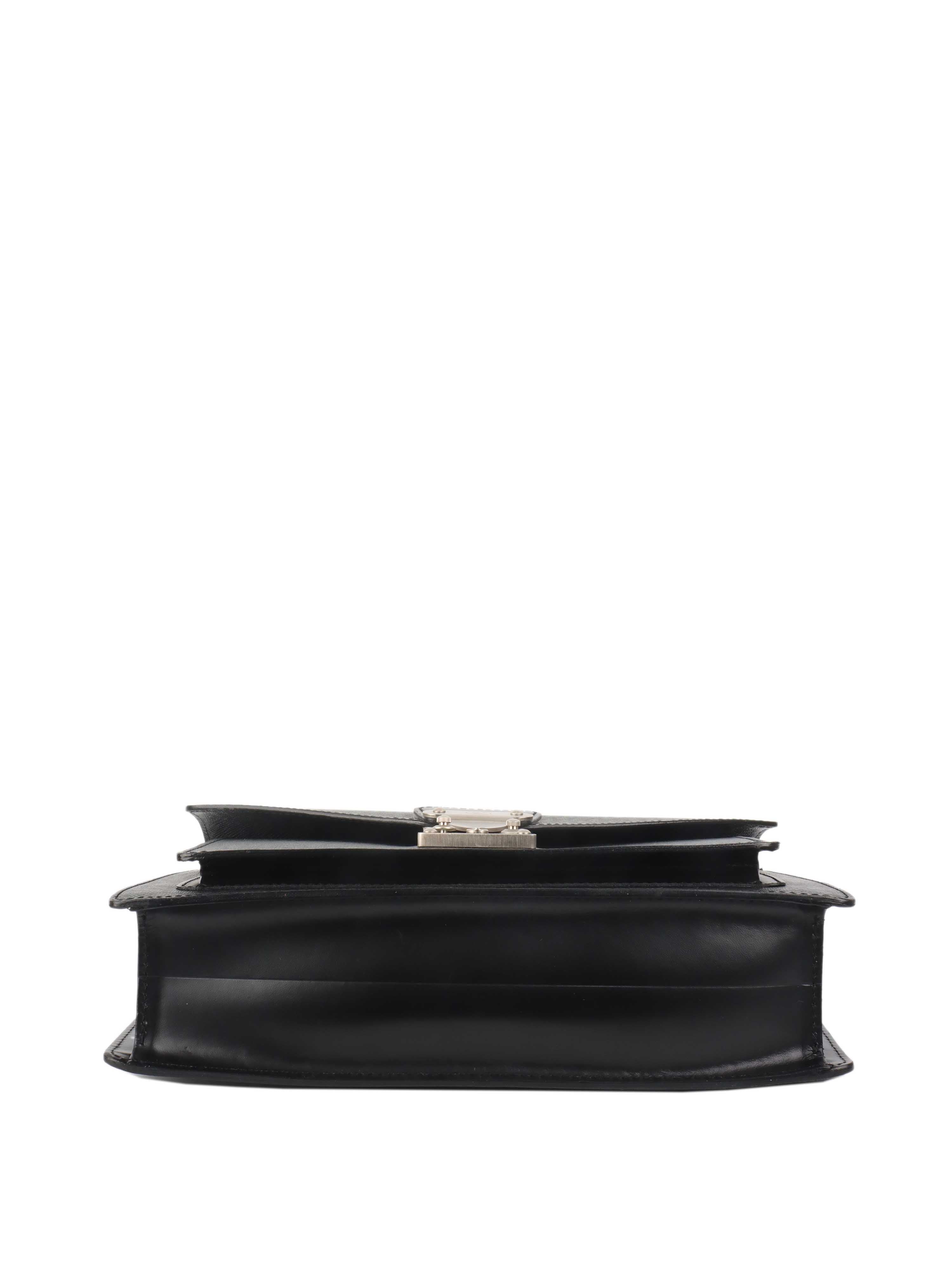 Louis Vuitton Black Vintage Monceau Messenger Bag.