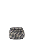 Dior Blue Oblique Canvas Crossbody Sling Bag.