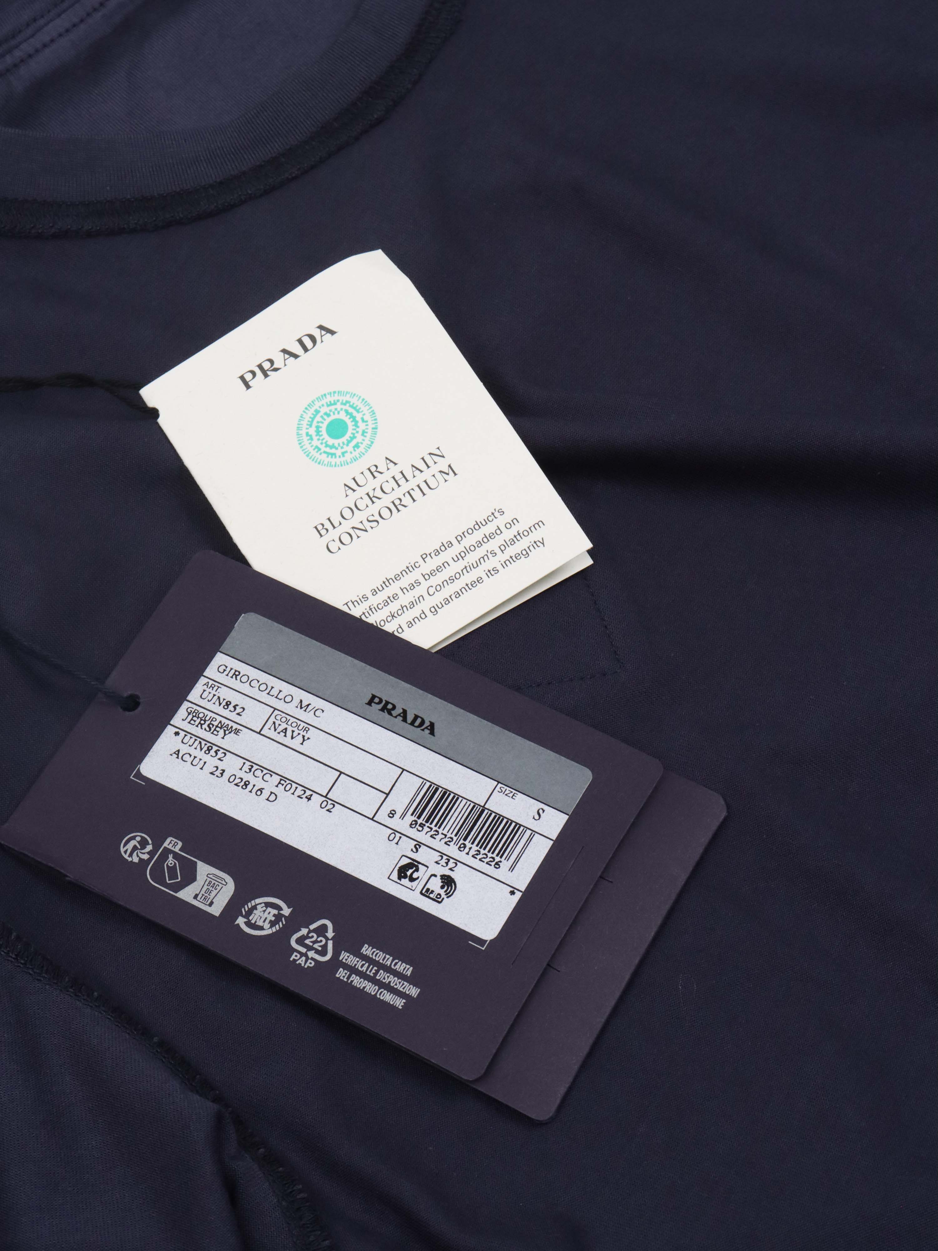Prada Girocollo M/C Jersey Navy t-shirt