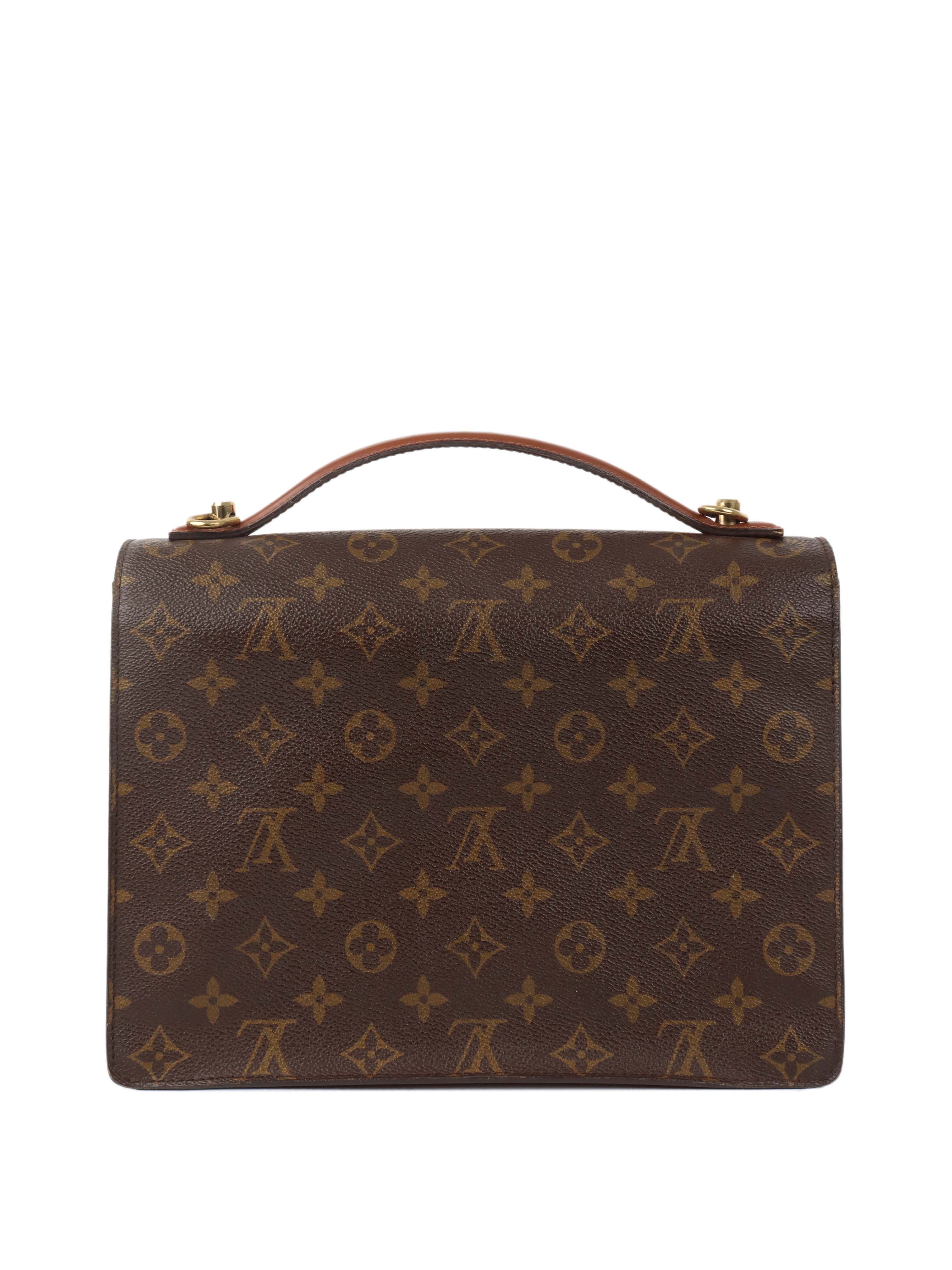 Louis Vuitton Monogram Monceau 28 Bag.