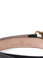 Gucci Children’s Thin GG Leather Belt