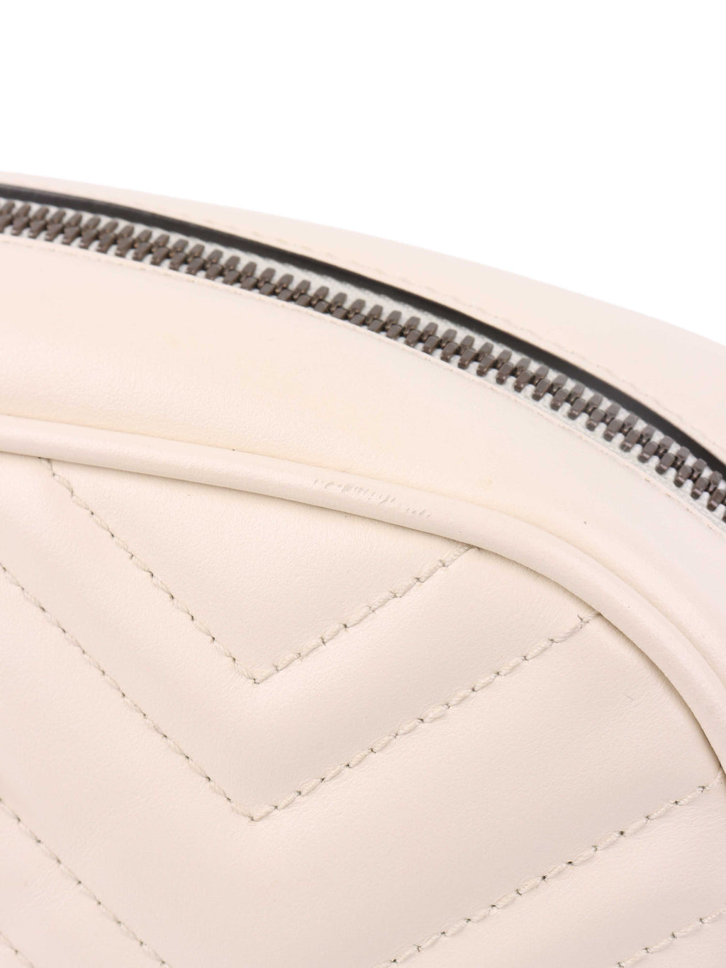 Gucci Small White Marmont Camera Bag