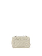 Chanel Light Grey Mini Classic Flap Bag