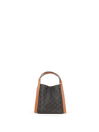 Celine Small Miel Triomphe Canvas Cube Bag